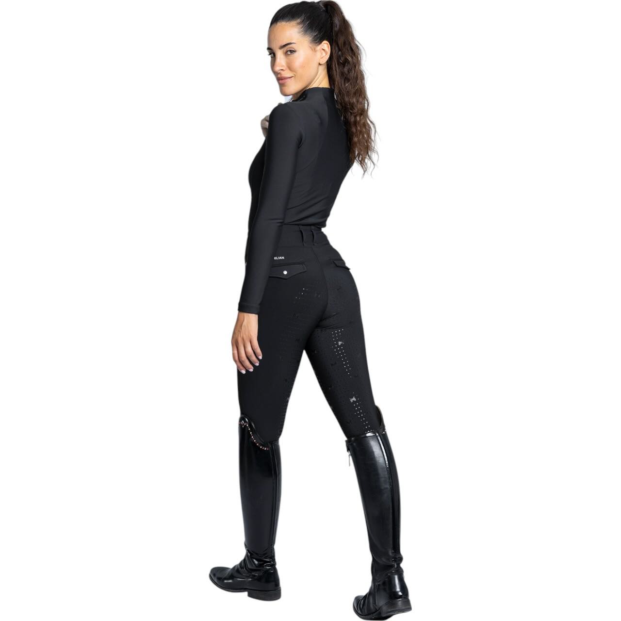 Reitleggings Damen No-Grip Pro Riding Leggings