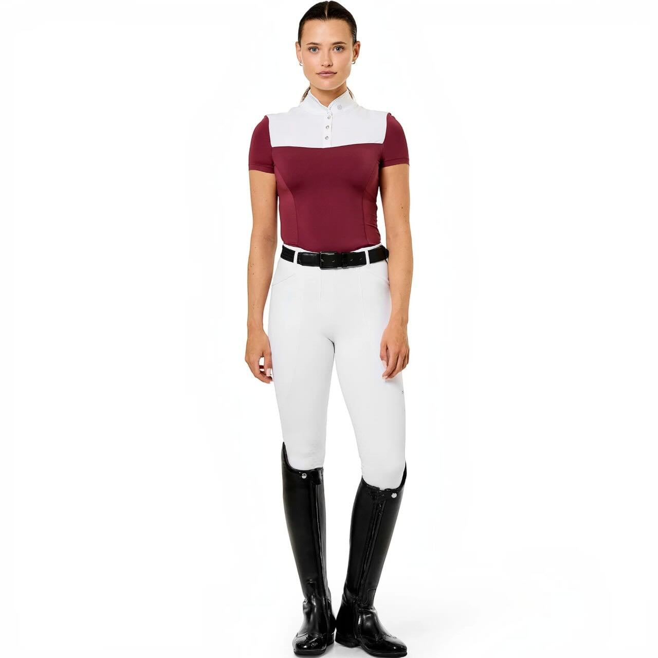 Turniershirt Damen Revenew Competition Top Merlot T-Shirt