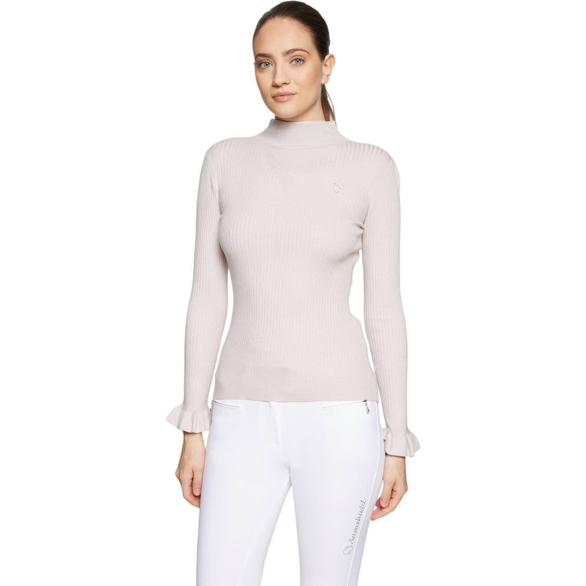 Rollkragenpullover Damen Lidia Ruffle HW 2025 Pullover