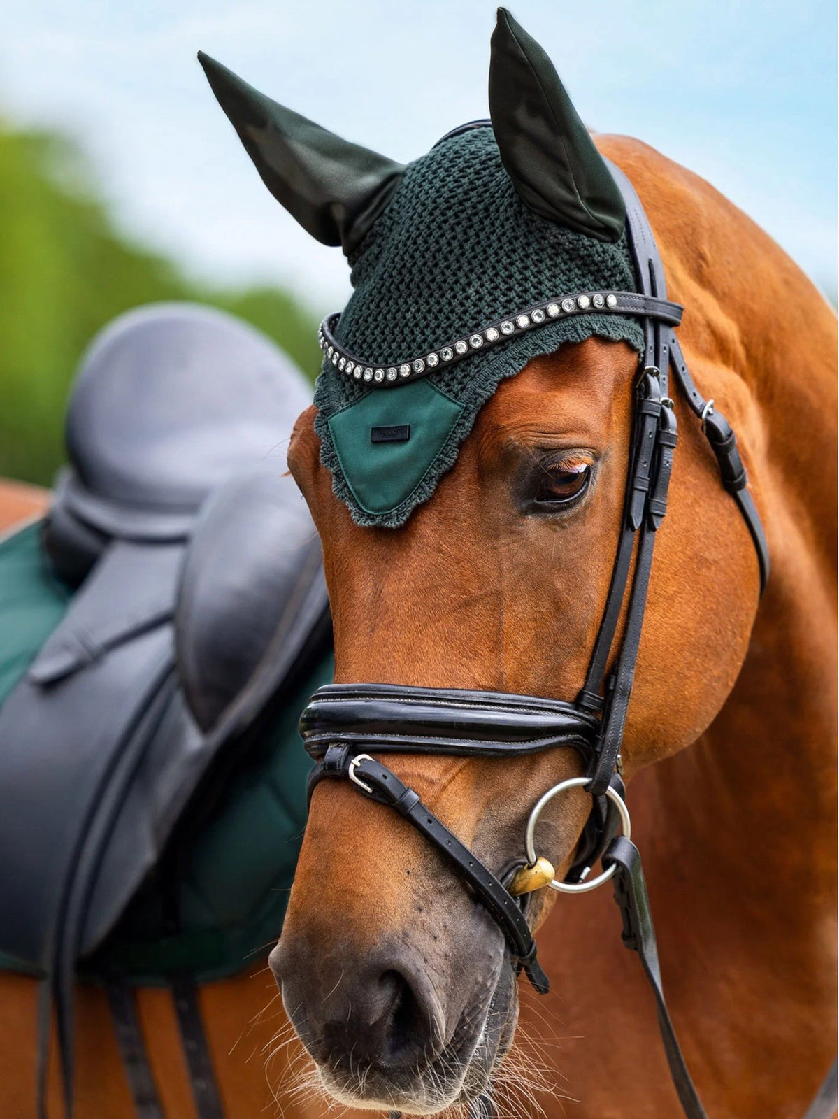 Fliegenhaube Velvet Sycamore Green Fliegenmütze