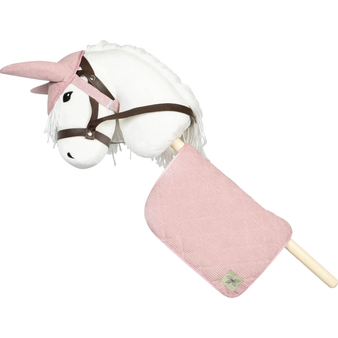 Schabracke und Fliegenhaube Corduroy Hobby Horse Saddle Pad