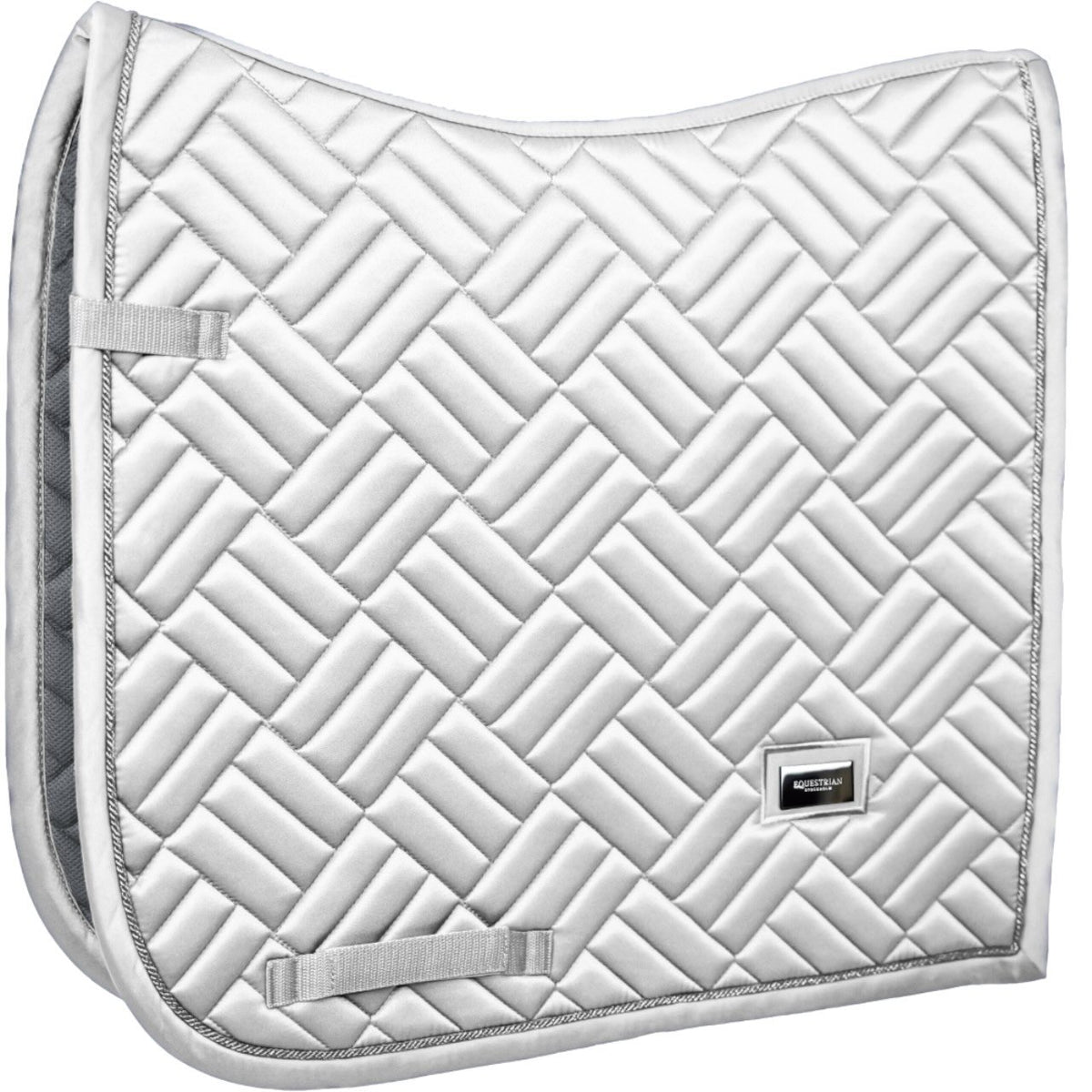 Springschabracke Modern White Perfection Silver Schabracke