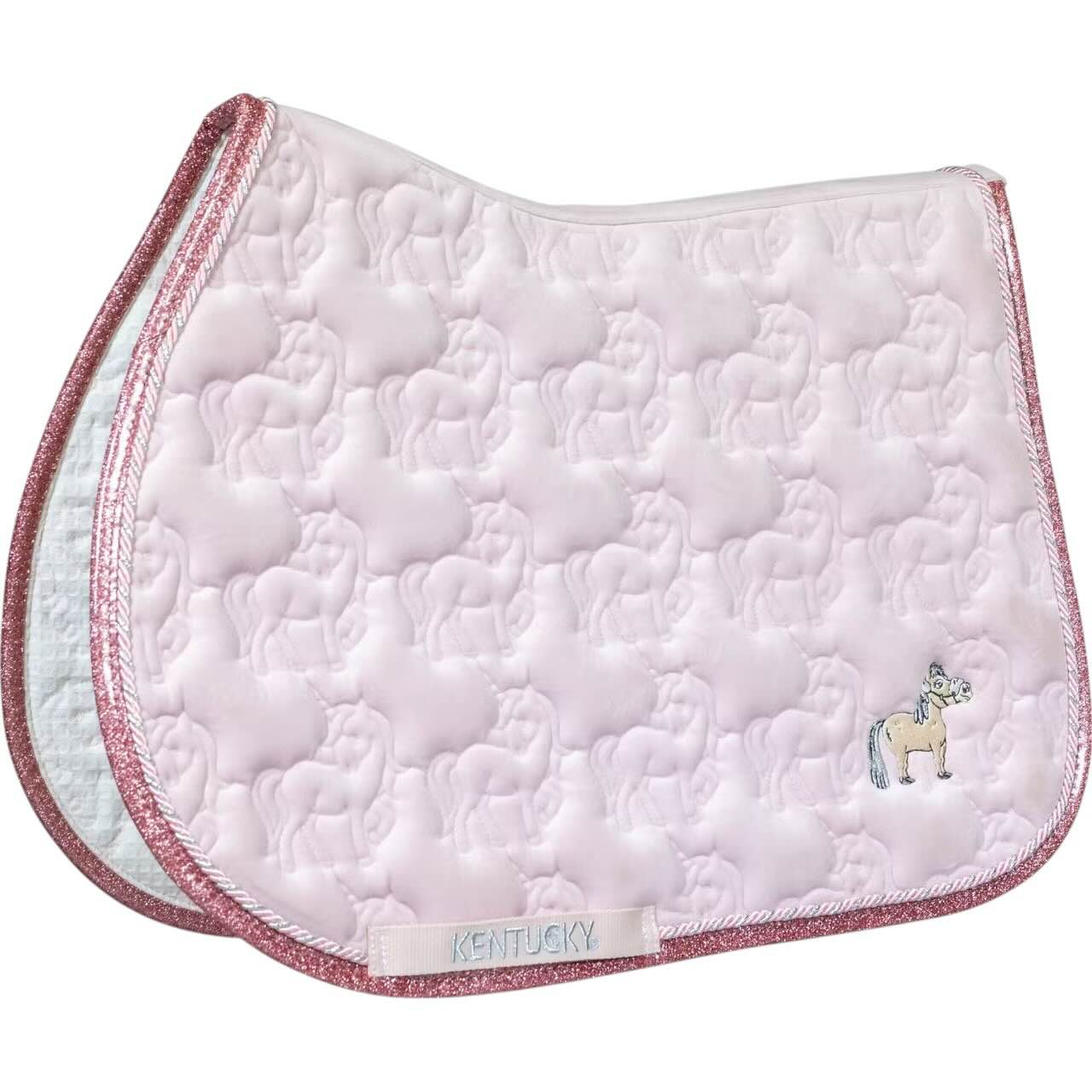 Springschabracke Unicorn Glitter Schabracke
