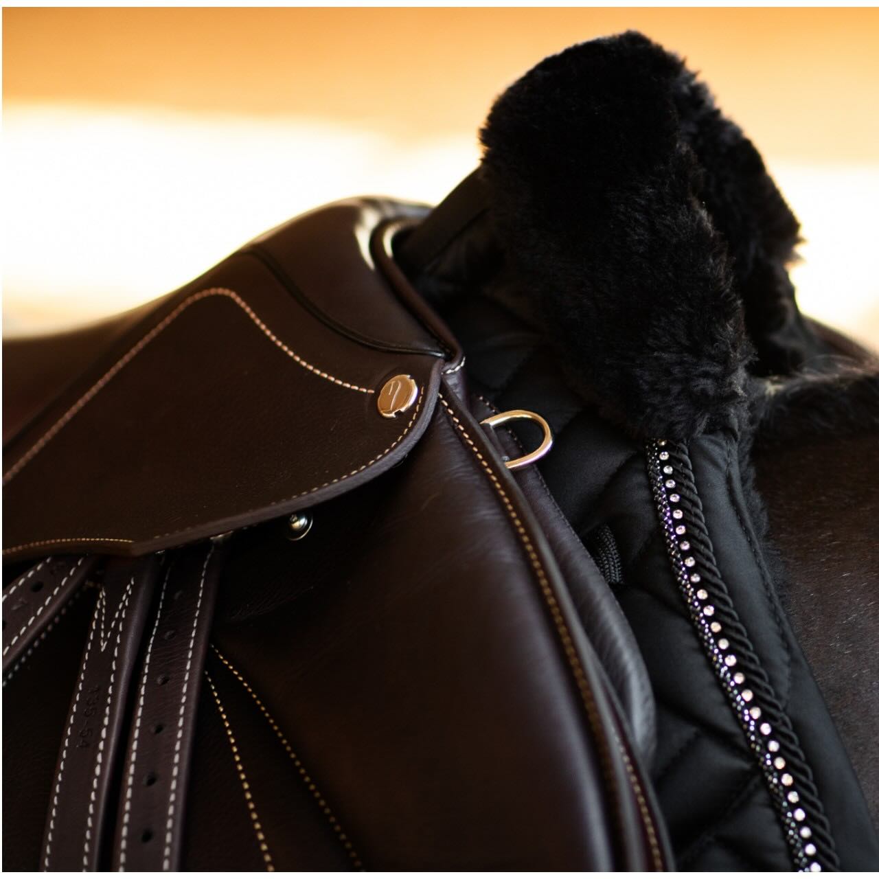 Springschabracke Vegan Fur Crystal Schabracke