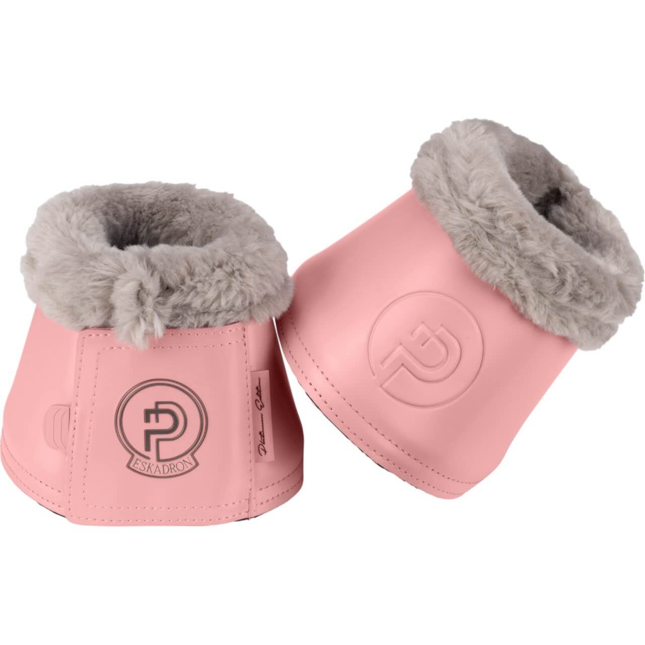 Eskadron Hufglocken Softslate Faux Fur Platinum 2025 Sprungglocken, Soft Rouge, Produkt allein.