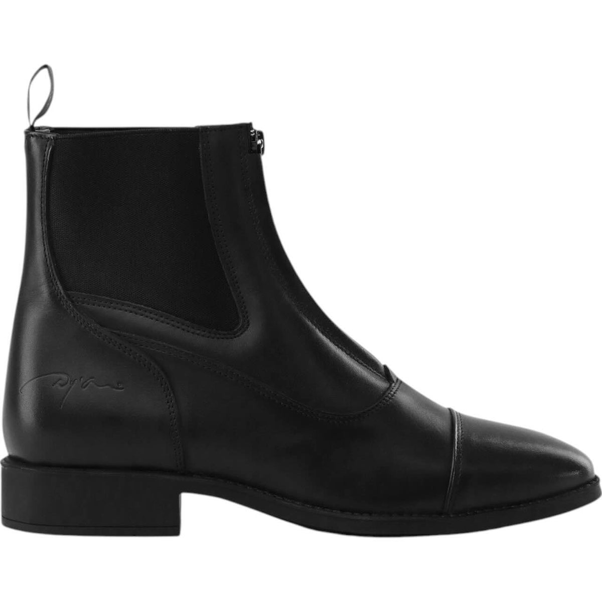 Stiefeletten Frontreißverschluss Lederstiefelette