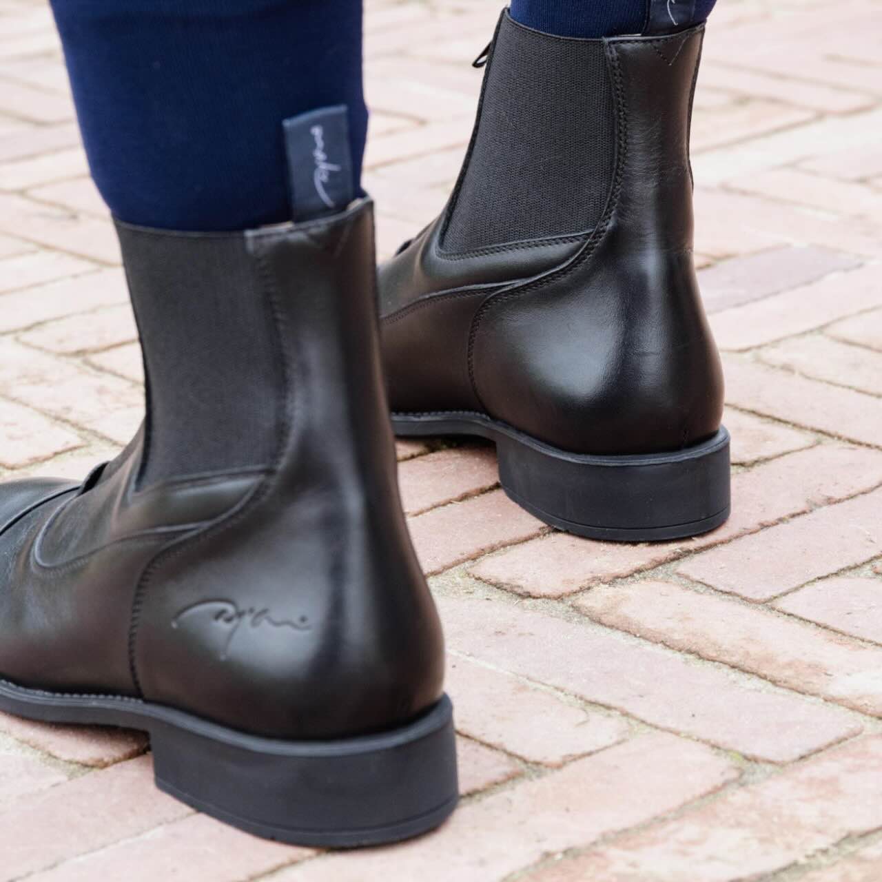 Stiefeletten Frontreißverschluss Lederstiefelette