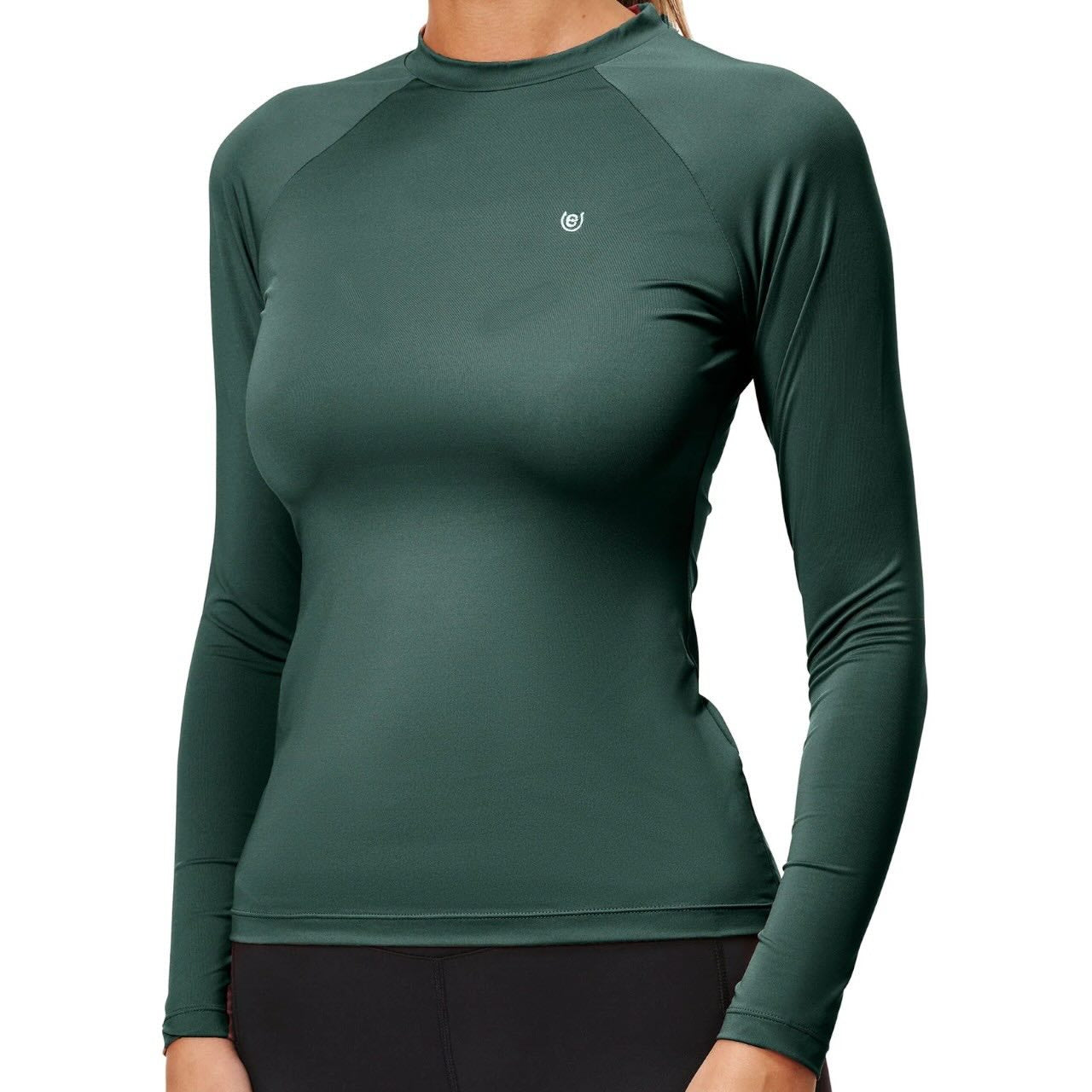 Baselayer Damen Langarm Dynamic Sycamore Green Longsleeve