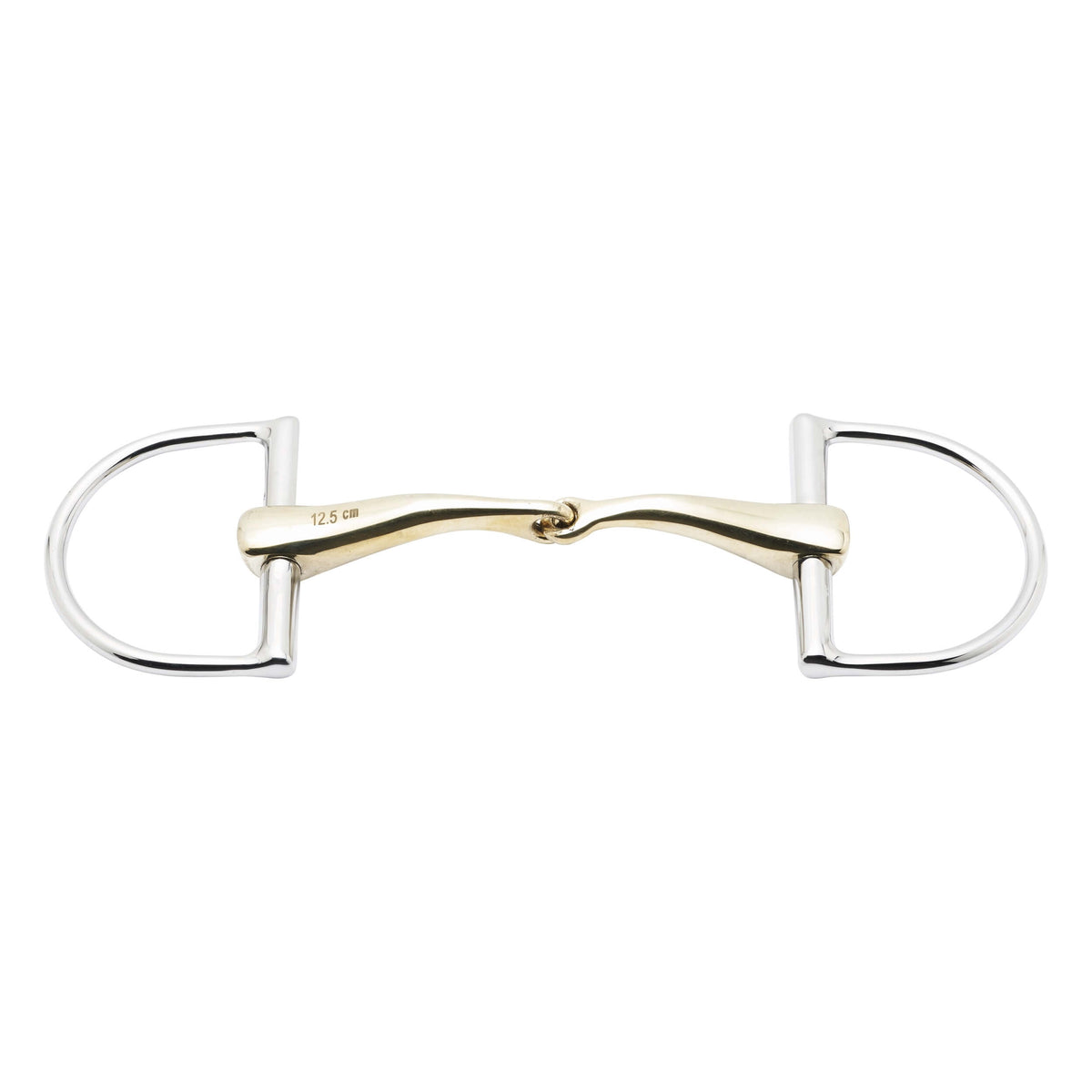 D-Ring Trense Einfach Gebrochen KAUGAN®-Shaped 16 mm Gebiss