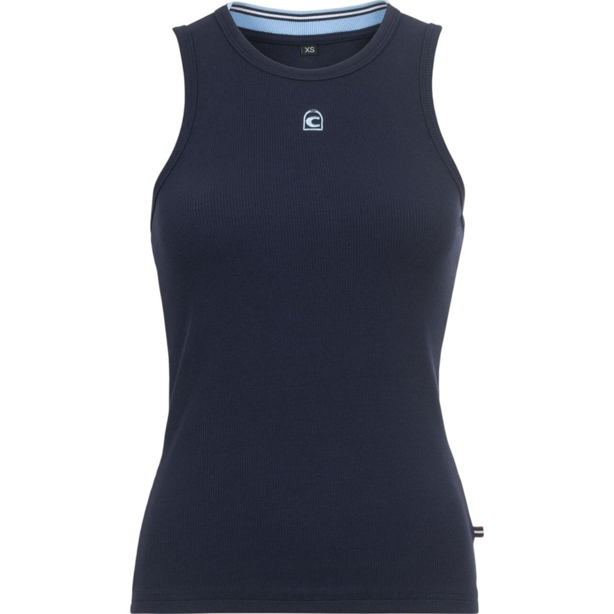 Top Damen Sleeveless Cavalmay Event Kollektion Tanktop, Darkblue, Produkt allein.