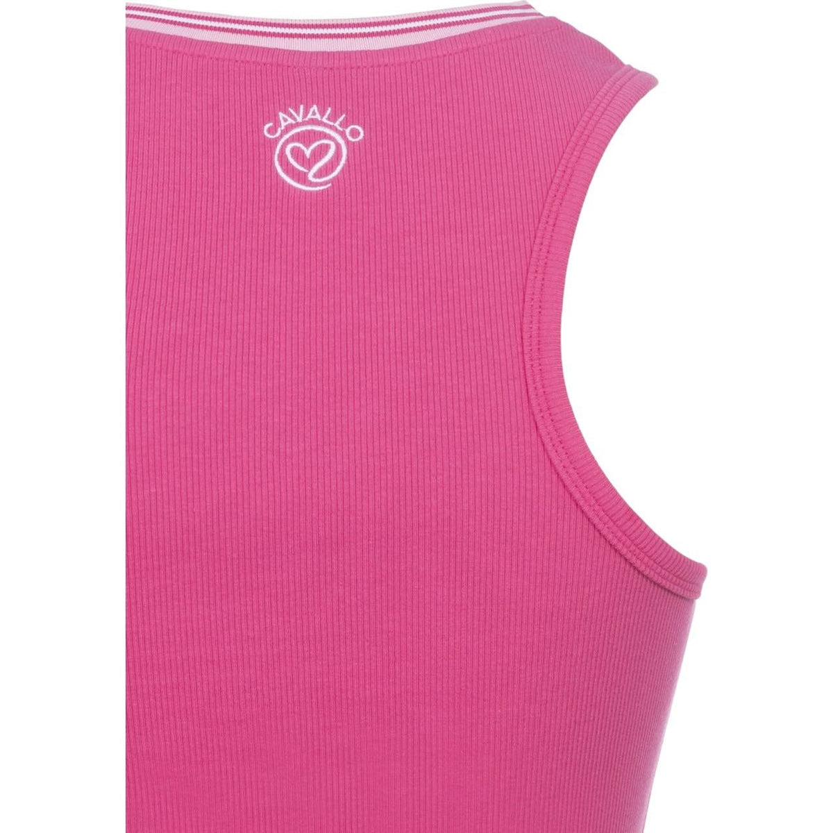 Cavallo Top Damen Sleeveless Cavalmay Event Kollektion Tanktop, Pink, Produkt allein auf weißem Hintergrund.