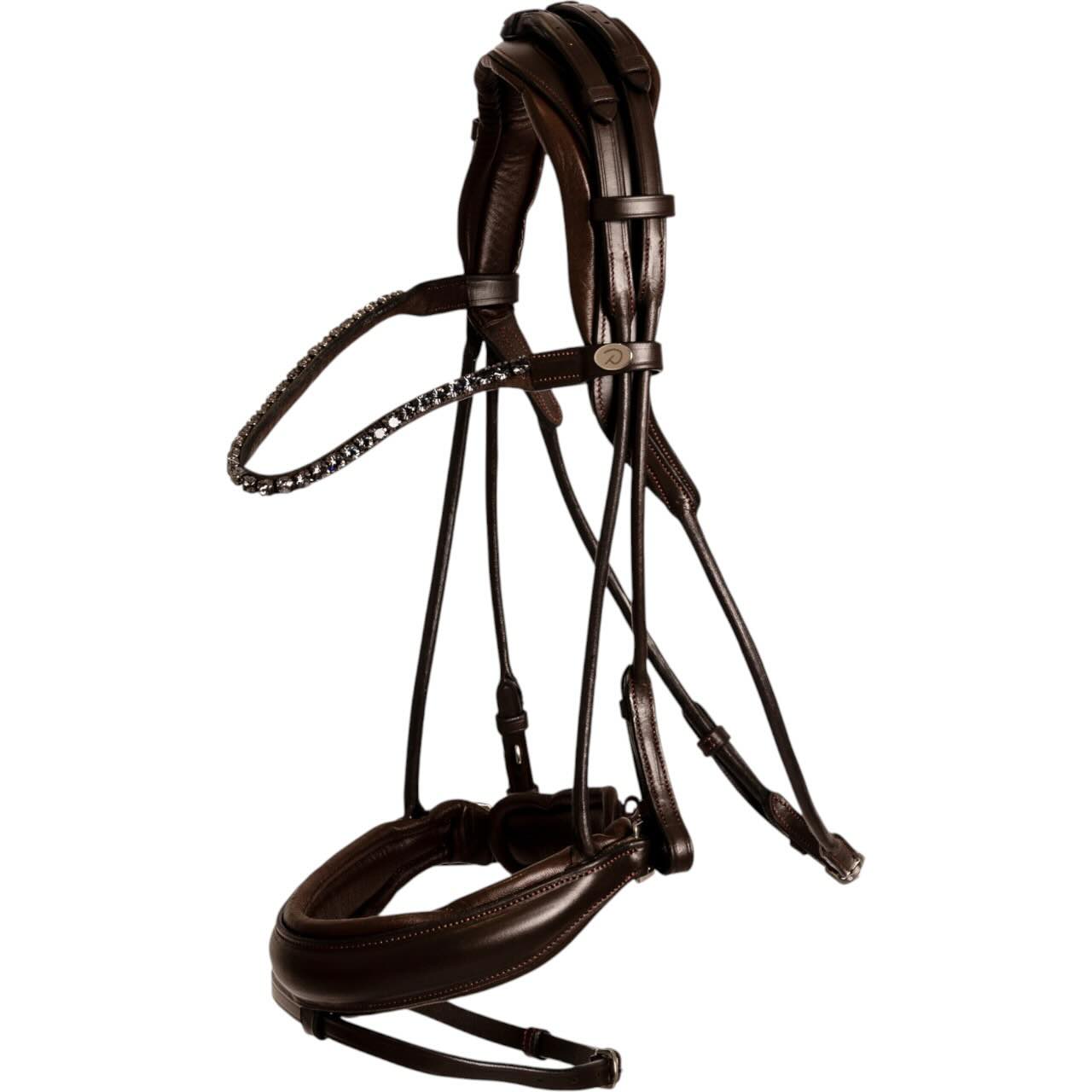 Trense Rundgenäht mit breitem Reithalfter Soft Leather Collection Trensenzaum