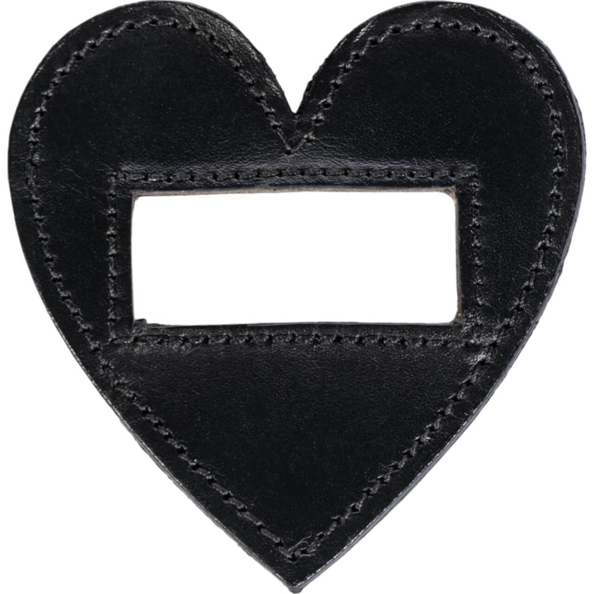 HKM Kids Trensenanhänger Hobby Horsing, Schwarz, Produkt allein in Herzform.