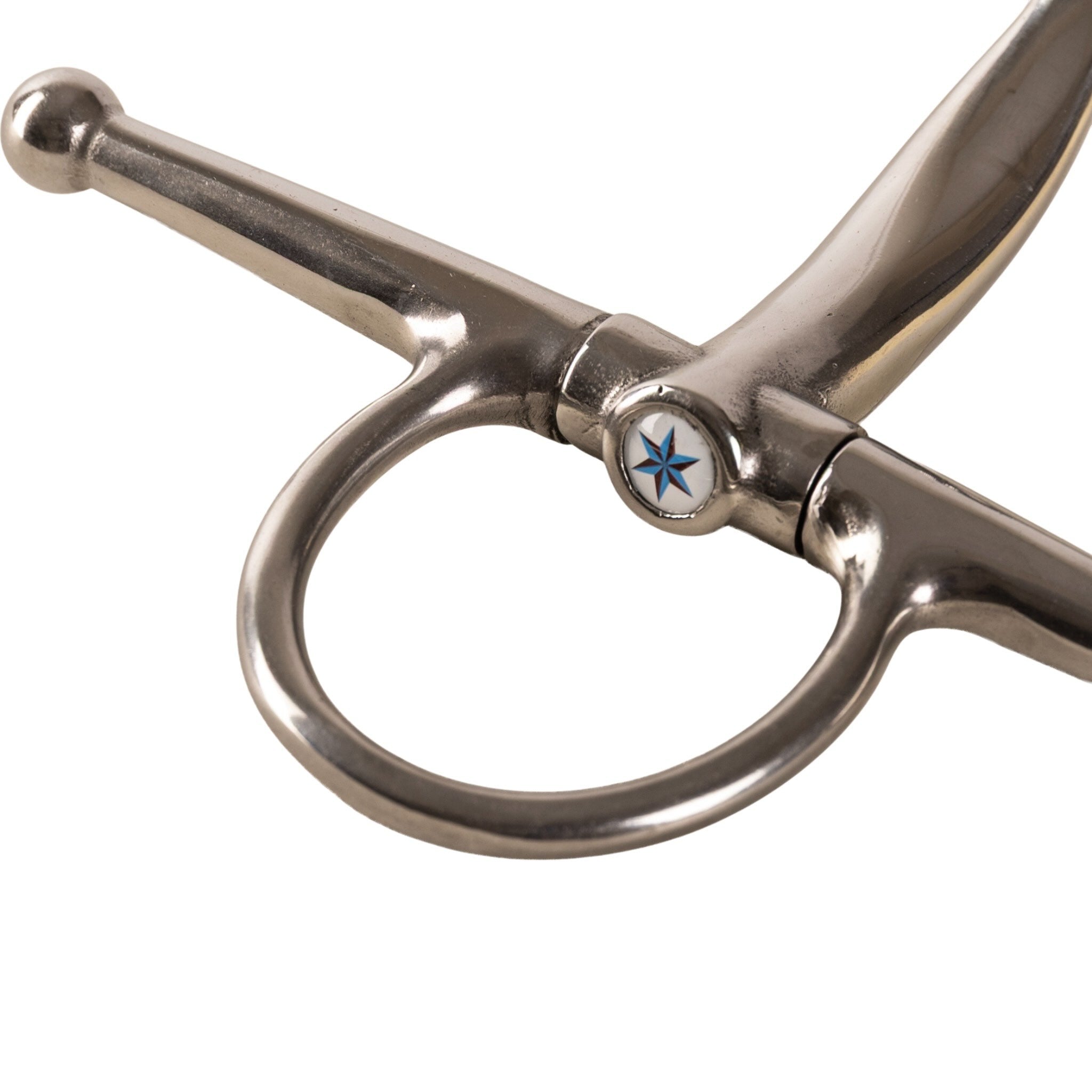 Schenkeltrense doppelt gebrochen Stainless Steel Gebiss