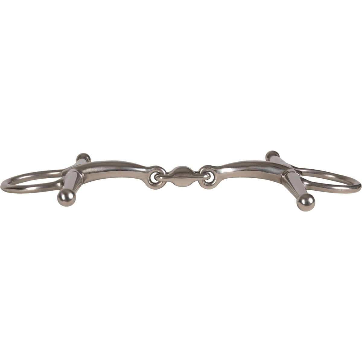 Schenkeltrense doppelt gebrochen Stainless Steel Gebiss
