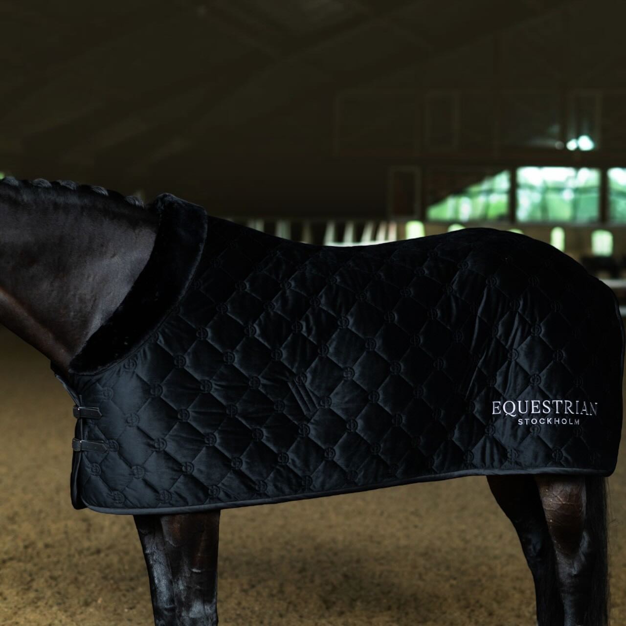 Fleecedecke Velvet Black Abschwitzdecke