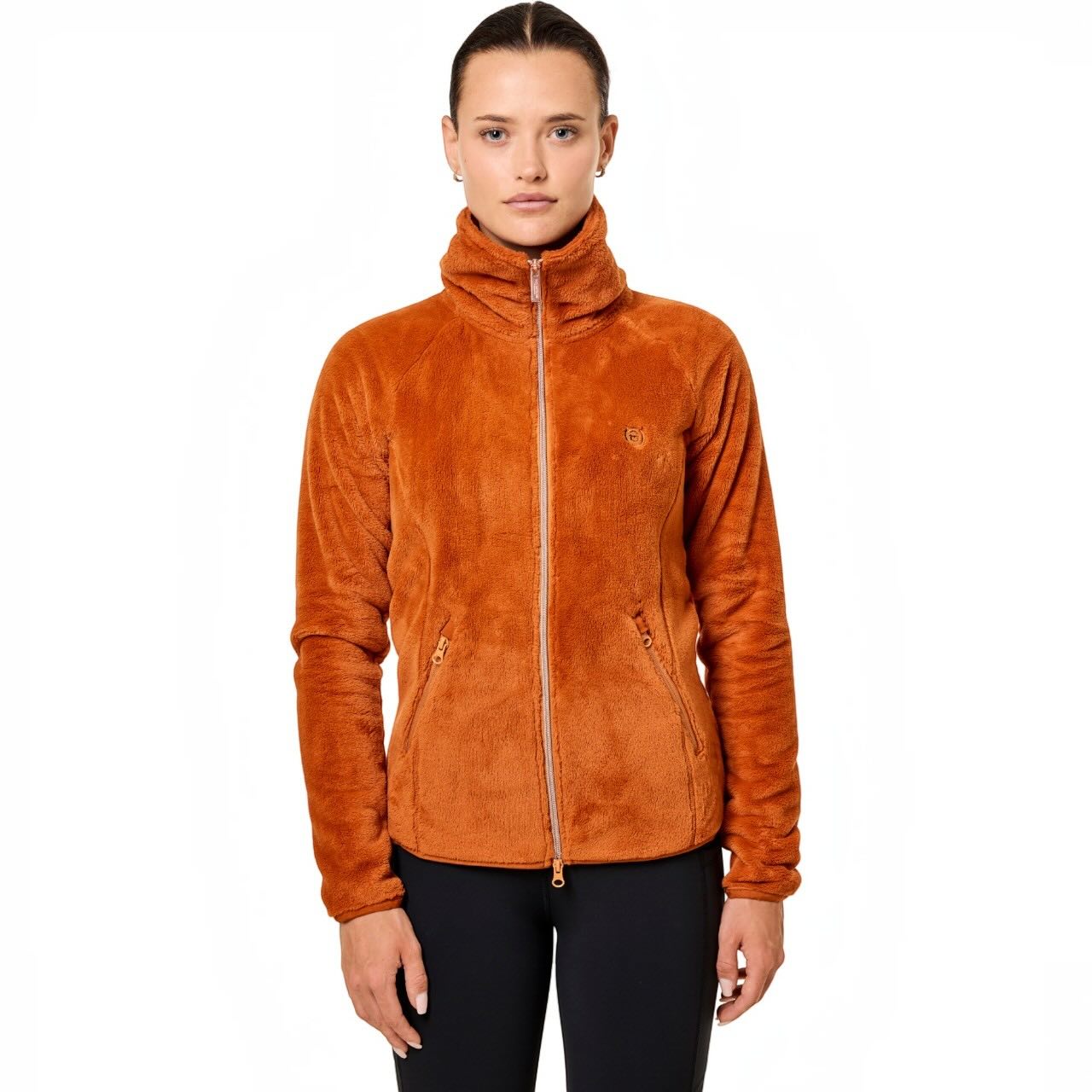 Fleecejacke Damen Velvet Chestnut Teddy Jacke