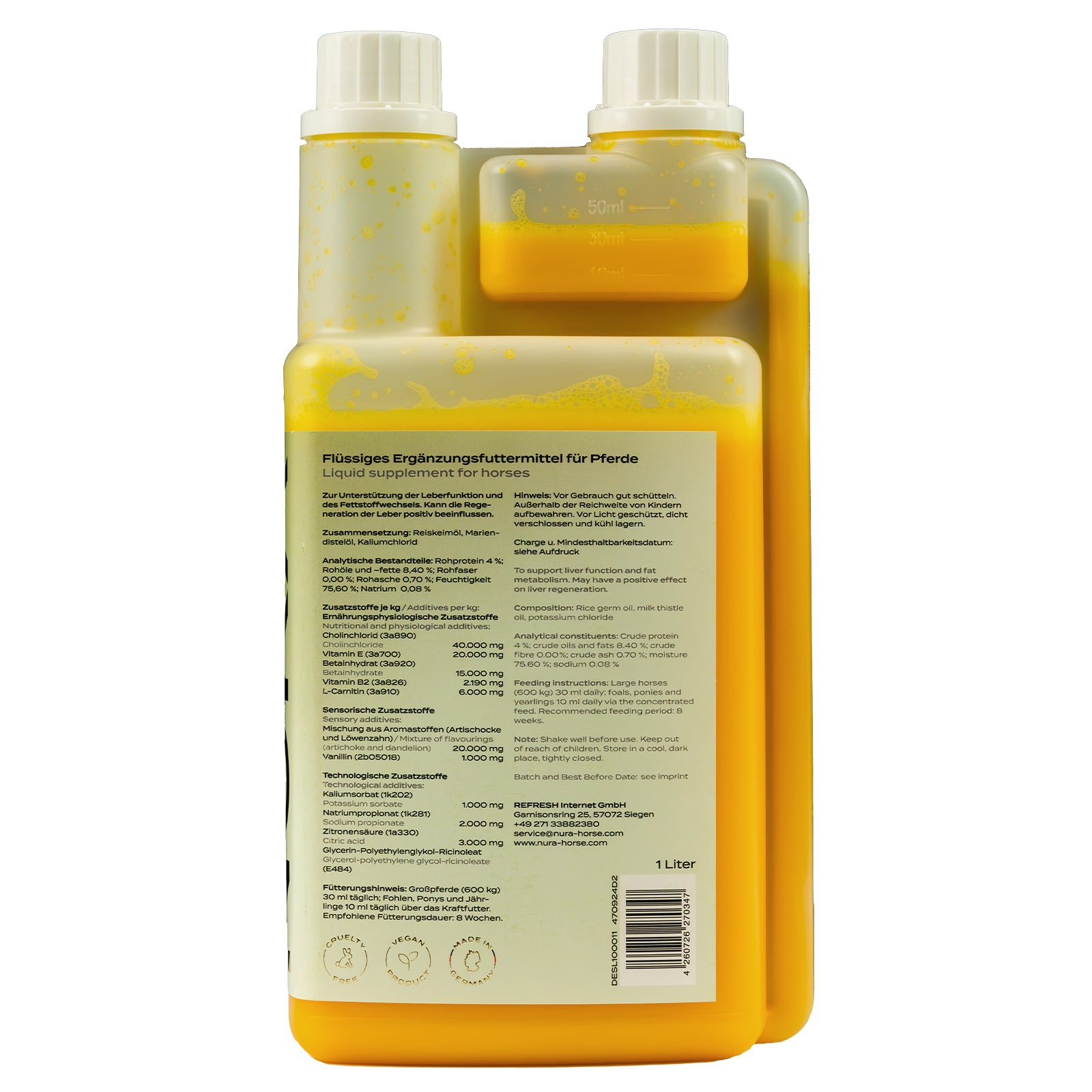 Stoffwechsel Liquid Vitalquelle Ergänzungsfuttermittel