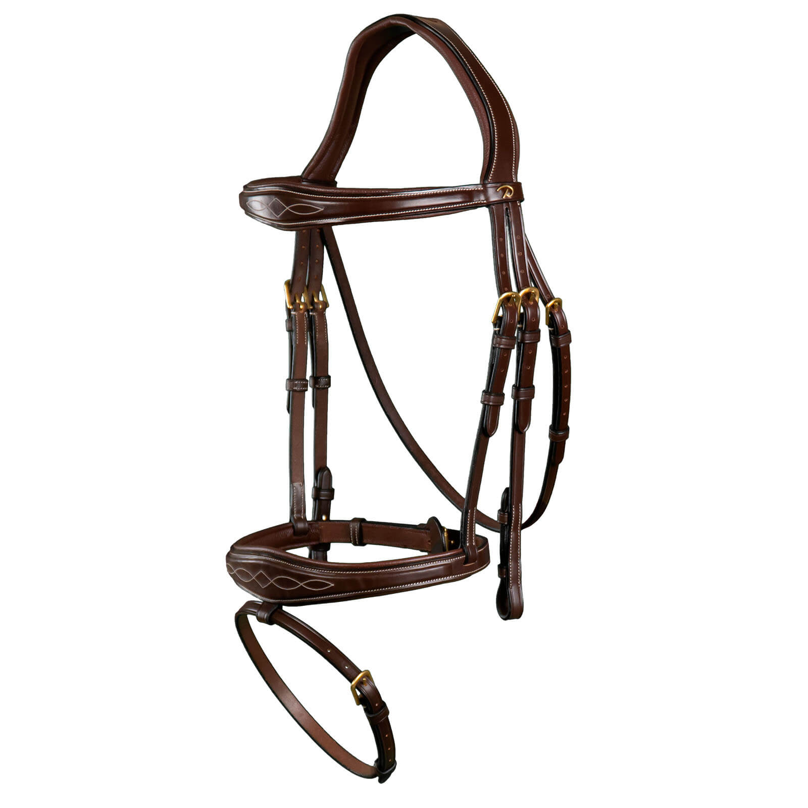 Anatomische Trense mit kombiniertem Reithalfter D Collection Trensenzaum