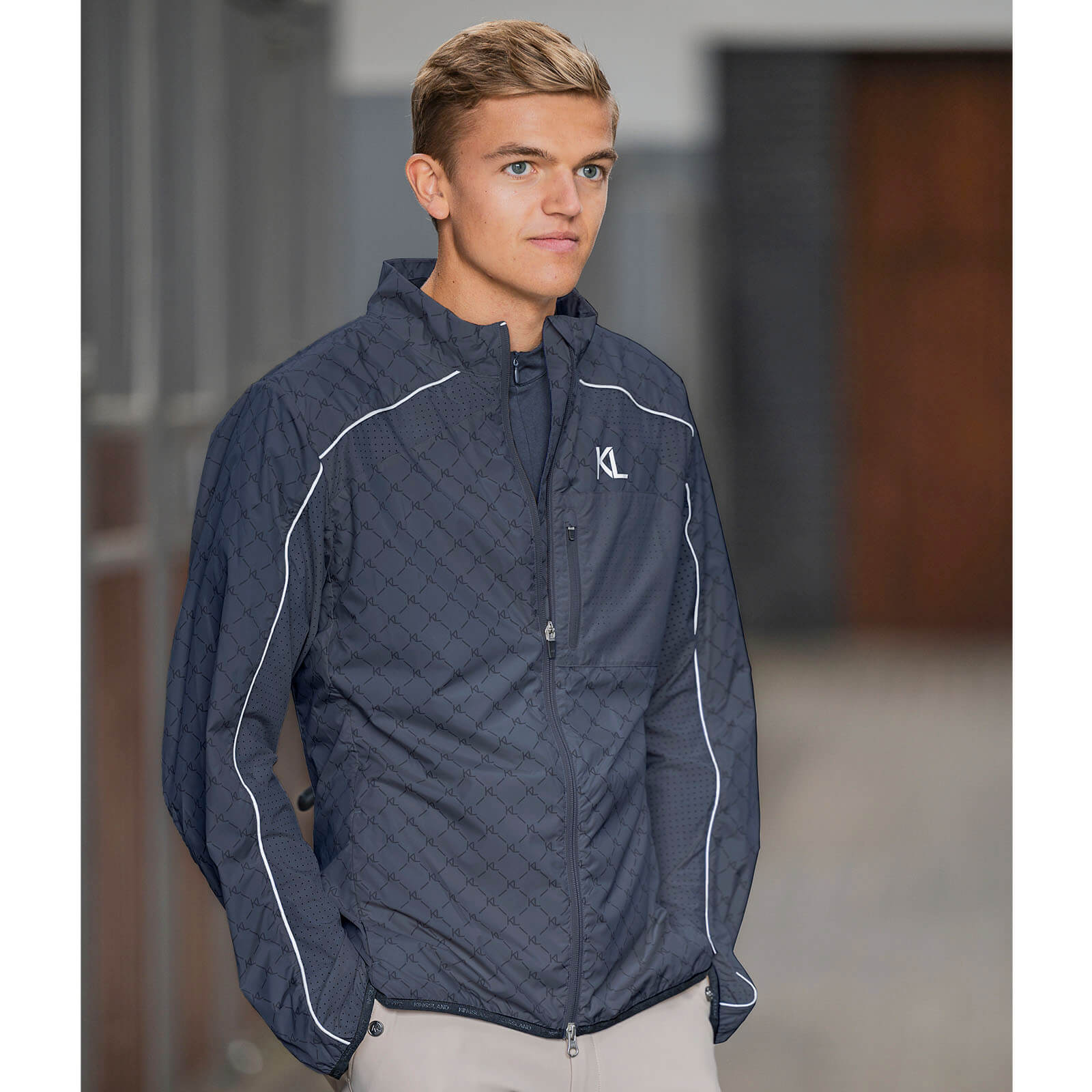 Jacke Herren KLJon Warm up Summer Update 2024 Übergangsjacke