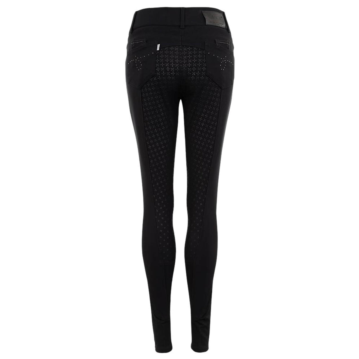 ANKY Reithose Damen Full-Grip XR21101 Regally, Schwarz, Produkt allein auf weißem Hintergrund.