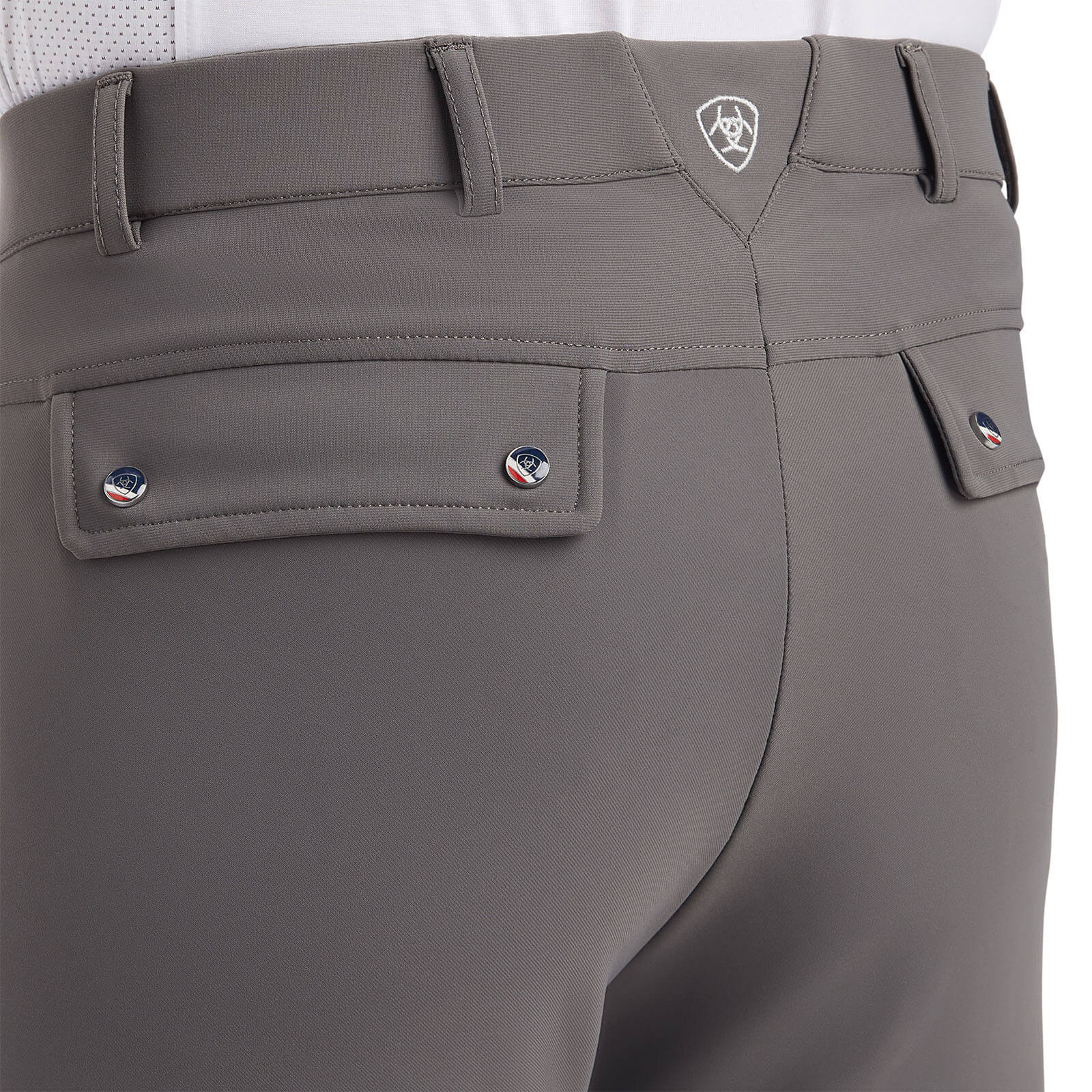 Reithose Herren Knee-Grip Tri Factor Herrenreithose Kniebesatz