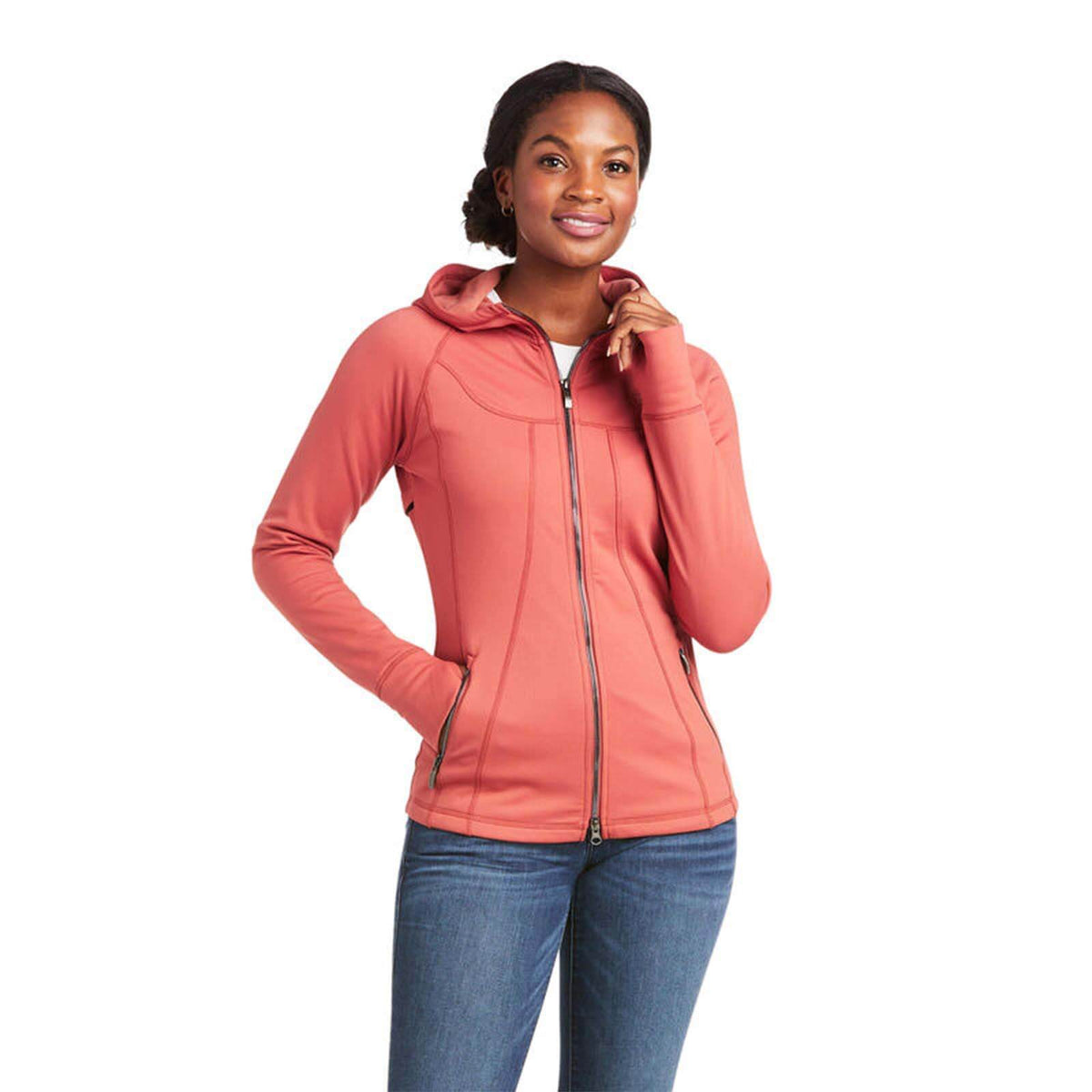 Sweatshirtjacke Damen Attain Full Zip Hoodie HW 2021