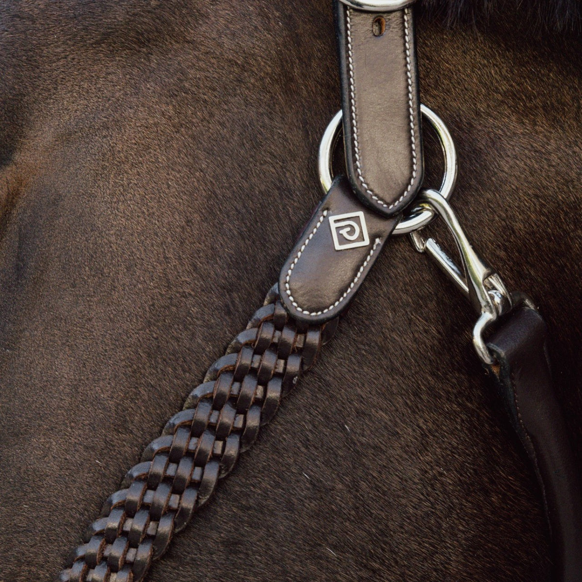 Lederhalfter Plaited
