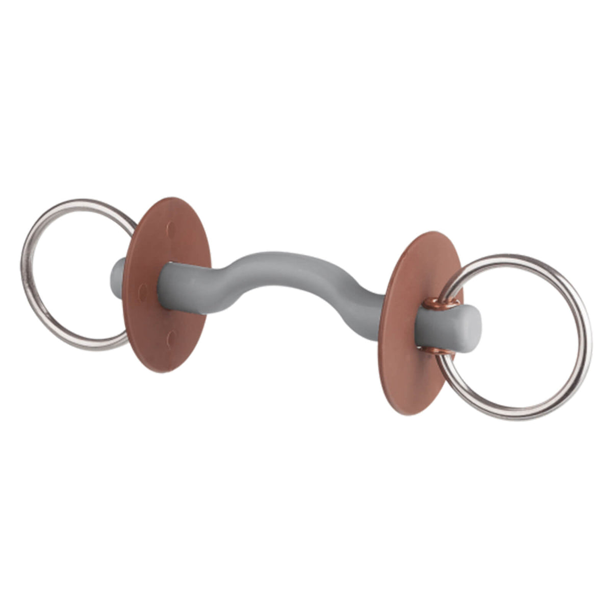Wassertrense Zungenbogenstange Hart 18 mm Ring 6 cm Stangengebiss