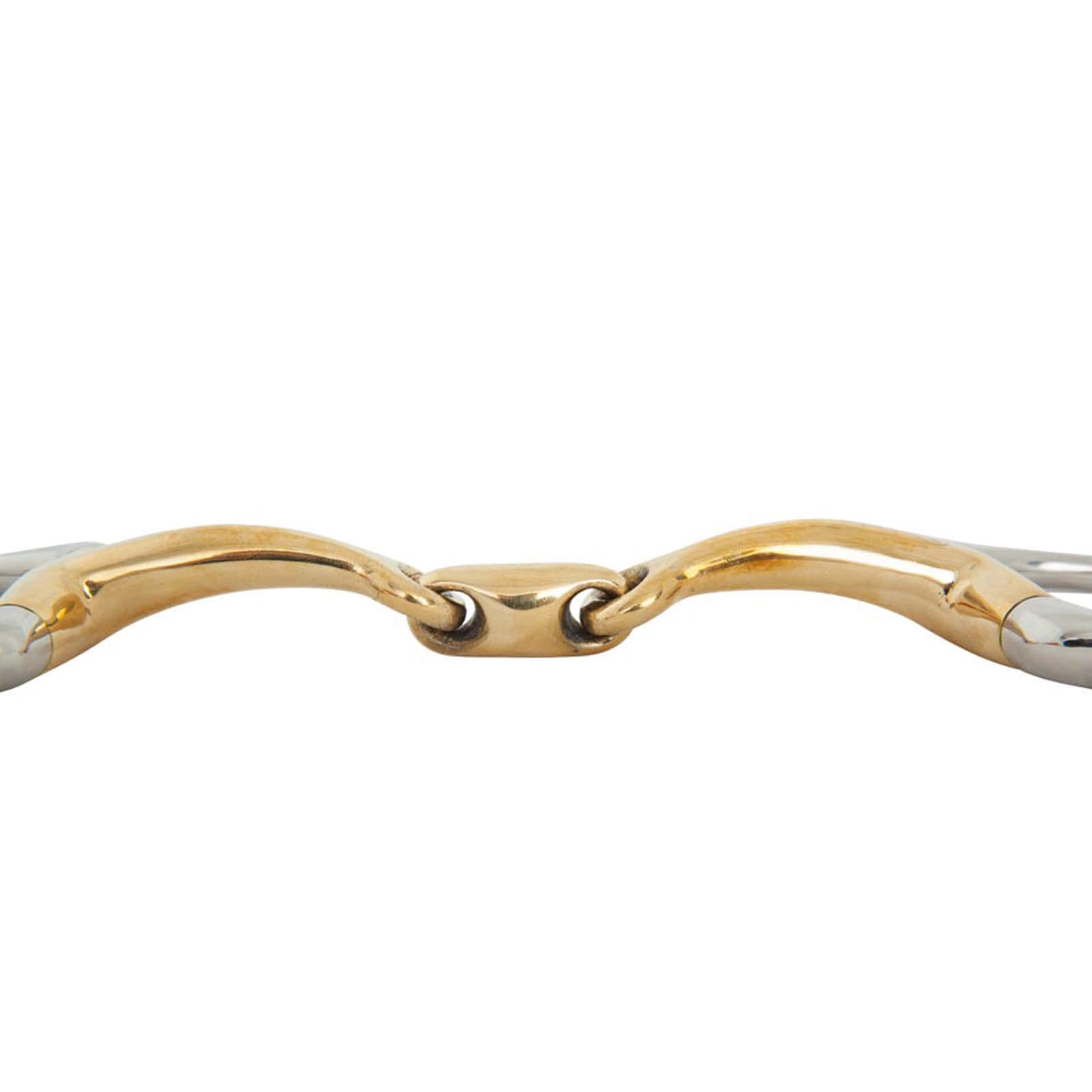 Olivenkopftrense Doppelt Gebrochen 14 mm Gebiss
