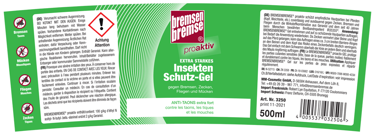 Insektenschutz Gel proaktiv