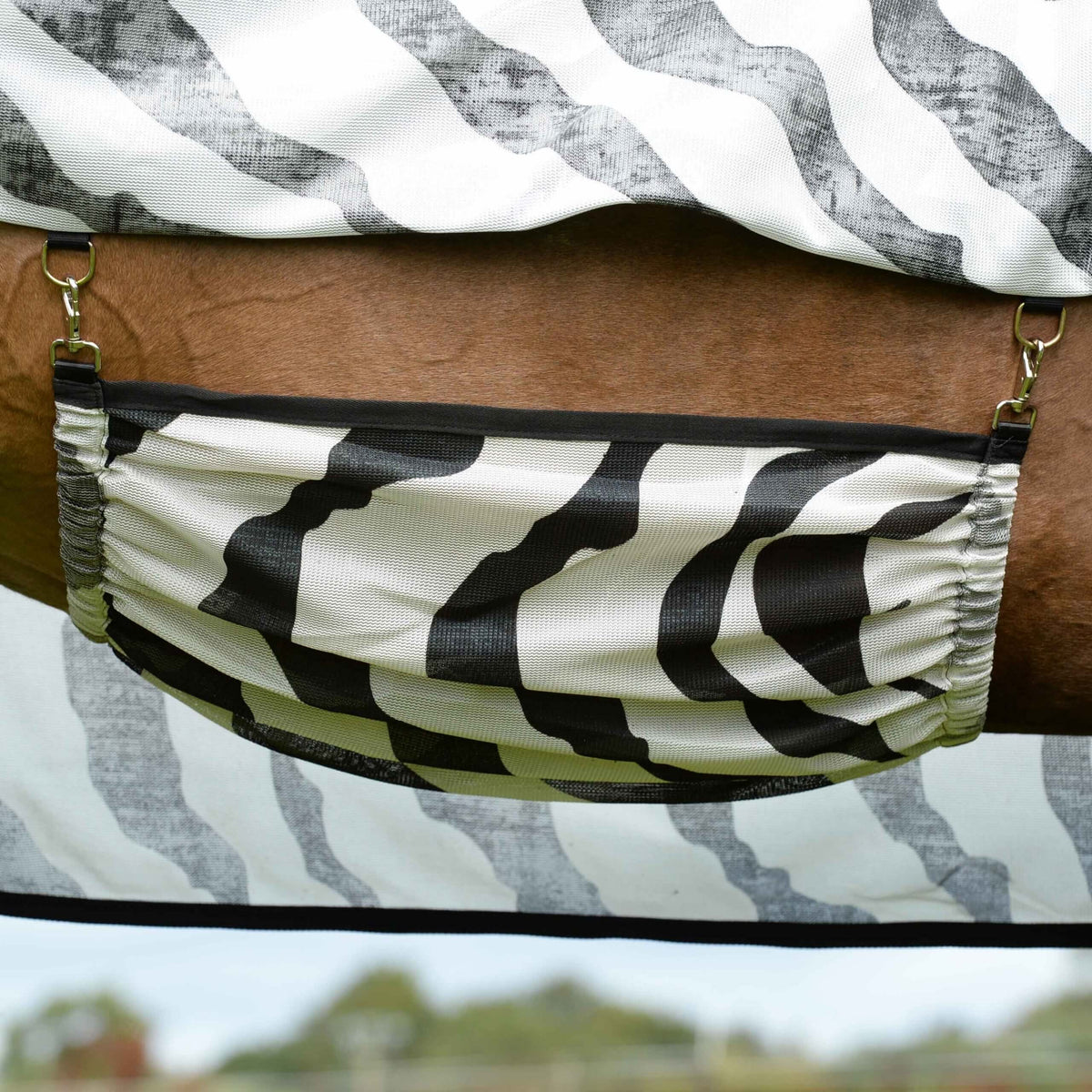 Buzz-Off Bauchlatz Zebra