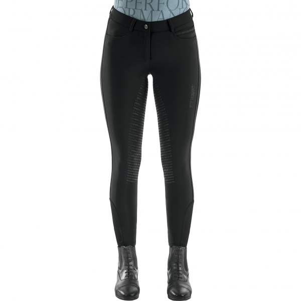 Reithose Damen Softshell Performance Reitleggins Vollbesatz Damenreithose