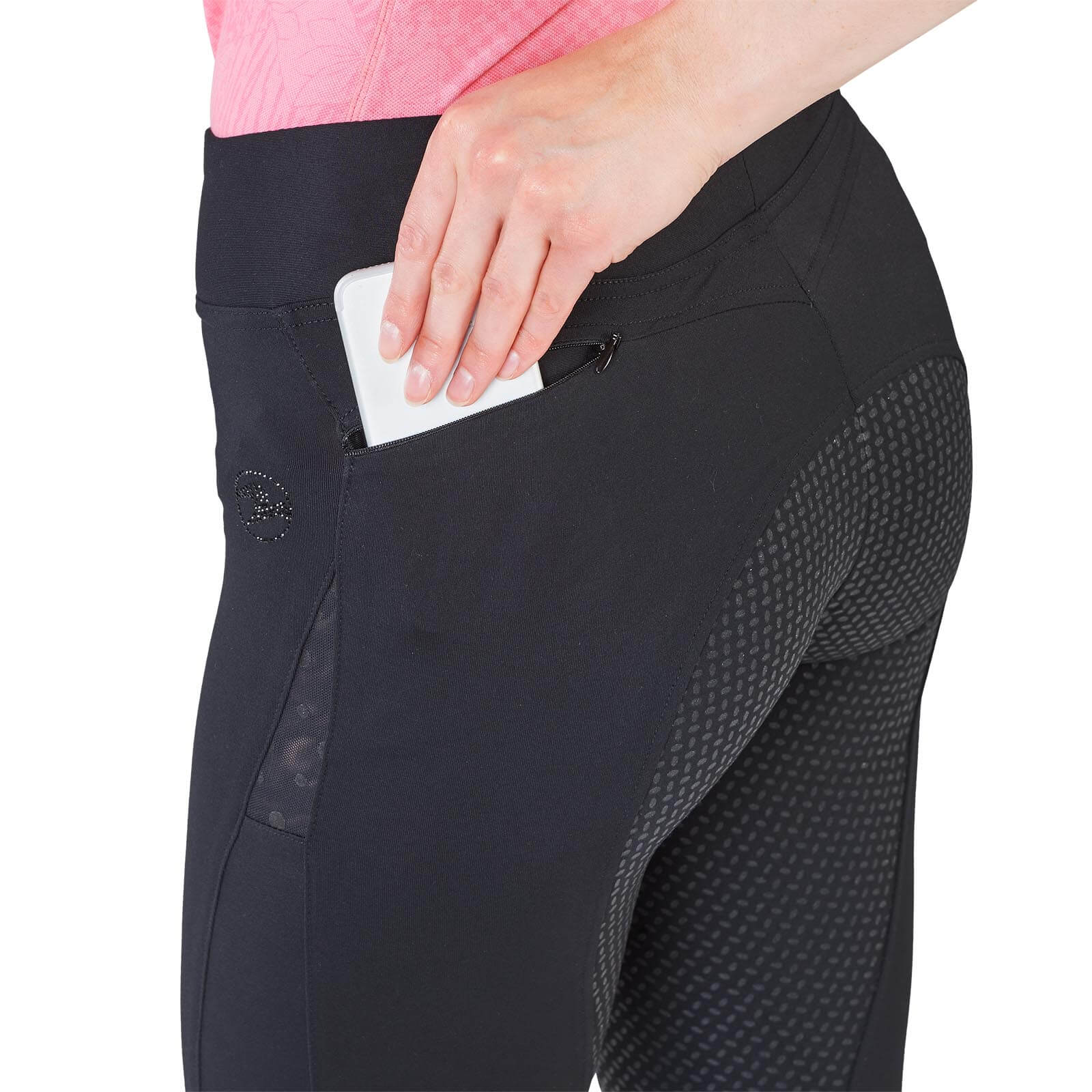 Reitleggings Damen Full-Grip Epic Fit Lace Reithose Vollbesatz Damenreithose