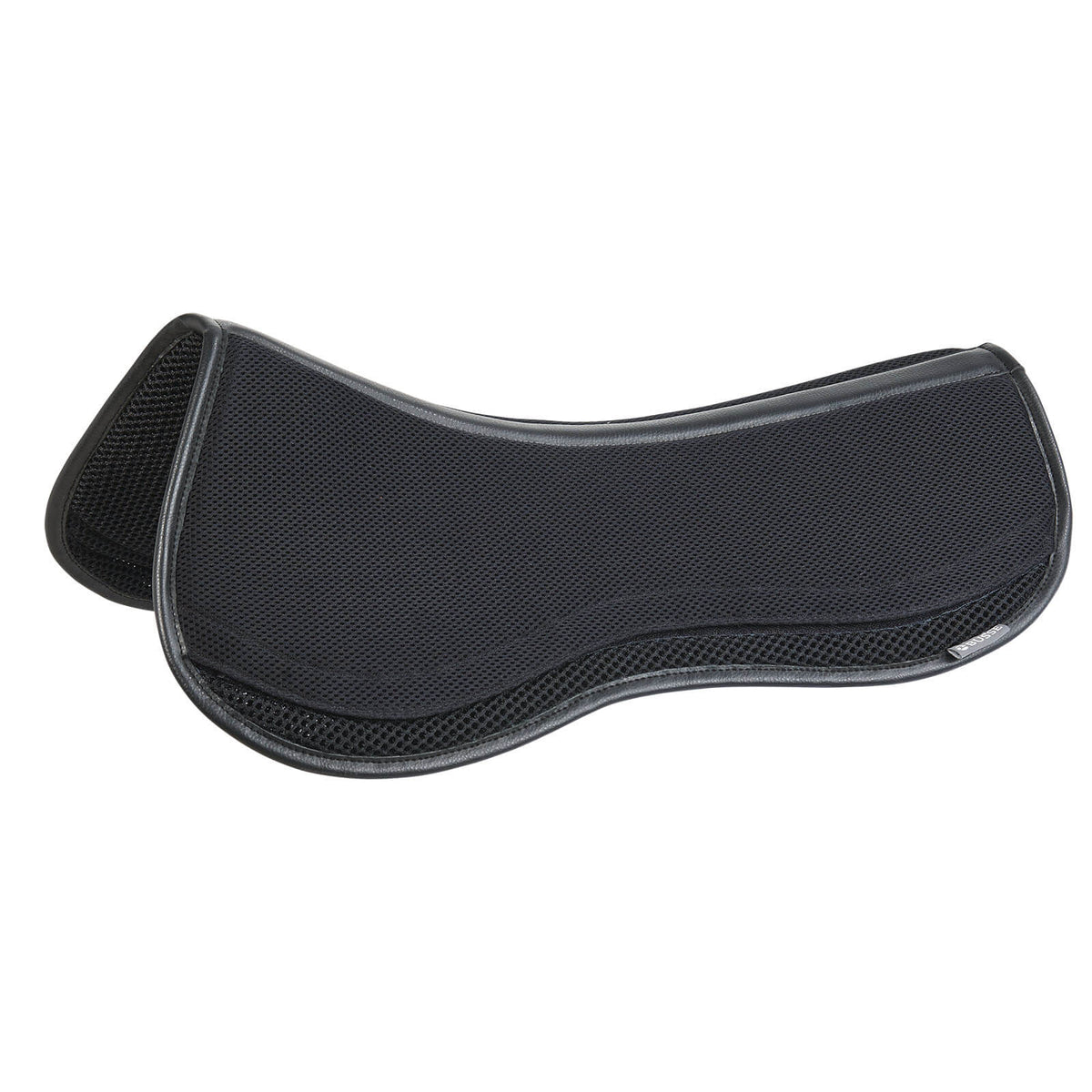 Sattelunterlage 3D Air Effect Flexi DR Dressurunterlage, Schwarz, Produkt allein auf weißem Hintergrund.