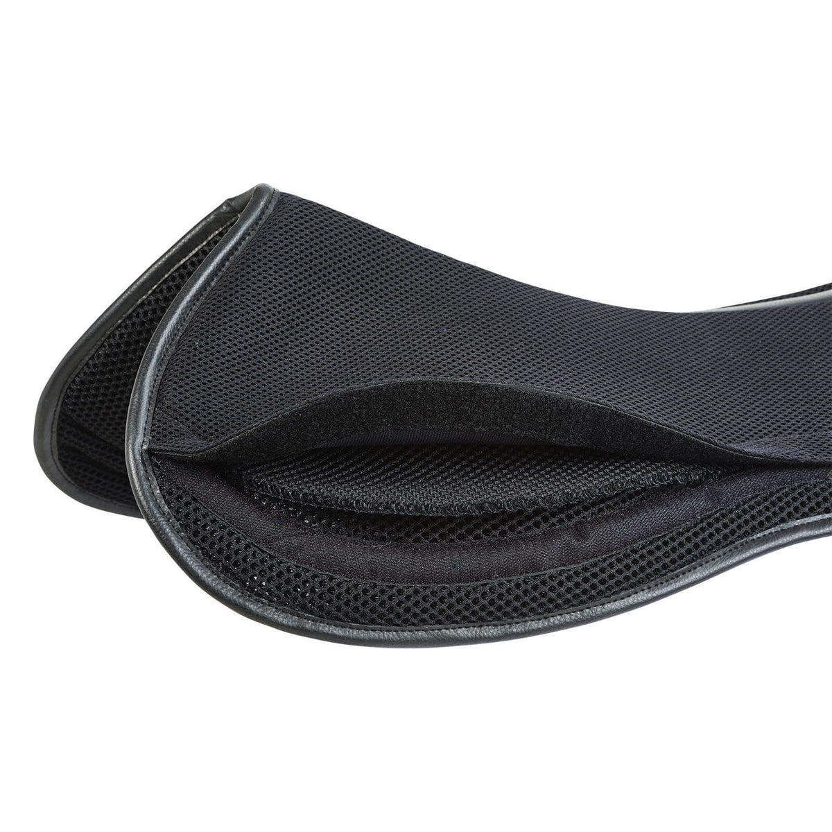 Sattelunterlage 3D Air Effect Flexi SP Springunterlage, Schwarz, Detailaufnahme des Produkts.