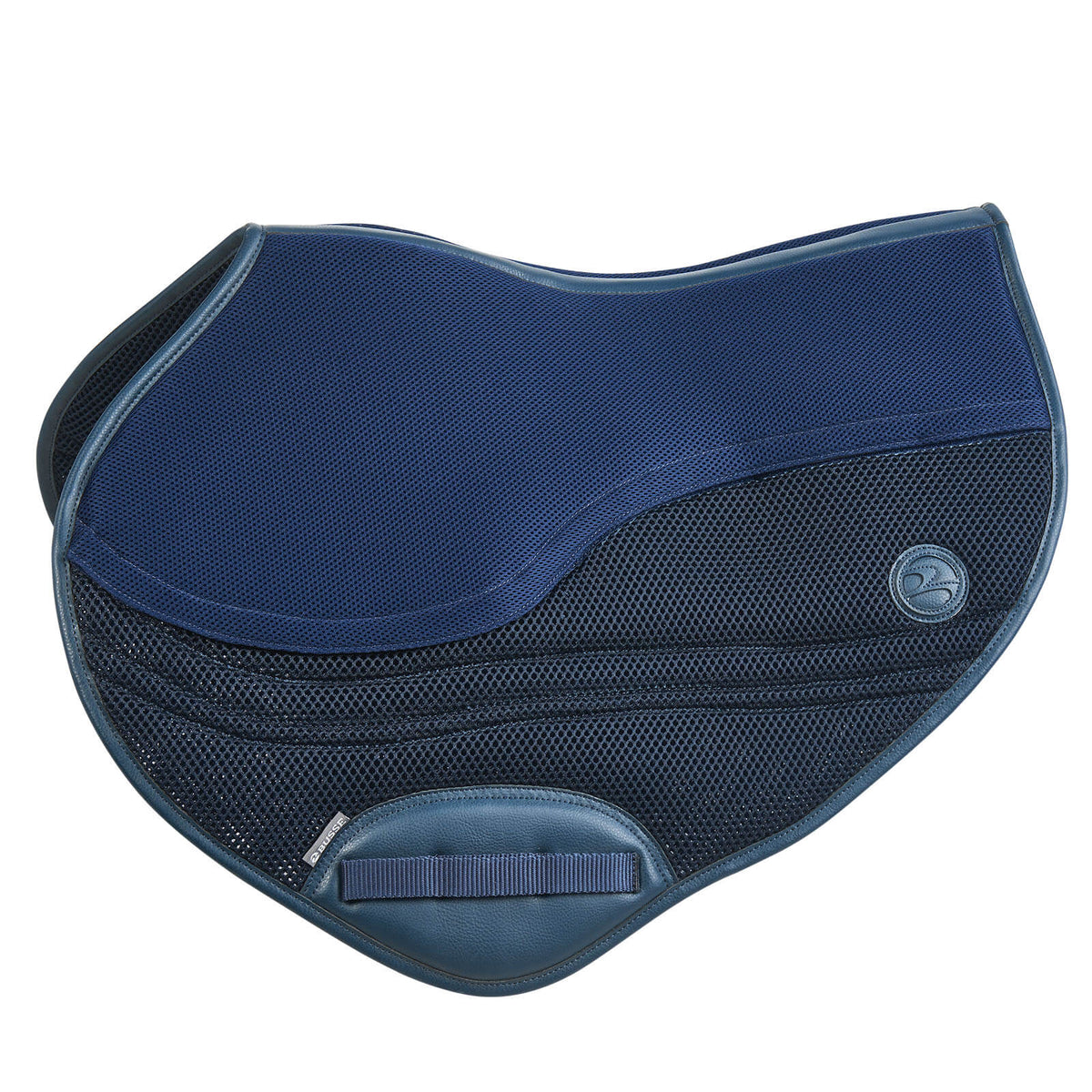 Schabracke Springen 3D Air Effect Flexi Springschabracke, Navy, Produkt allein auf weißem Hintergrund.
