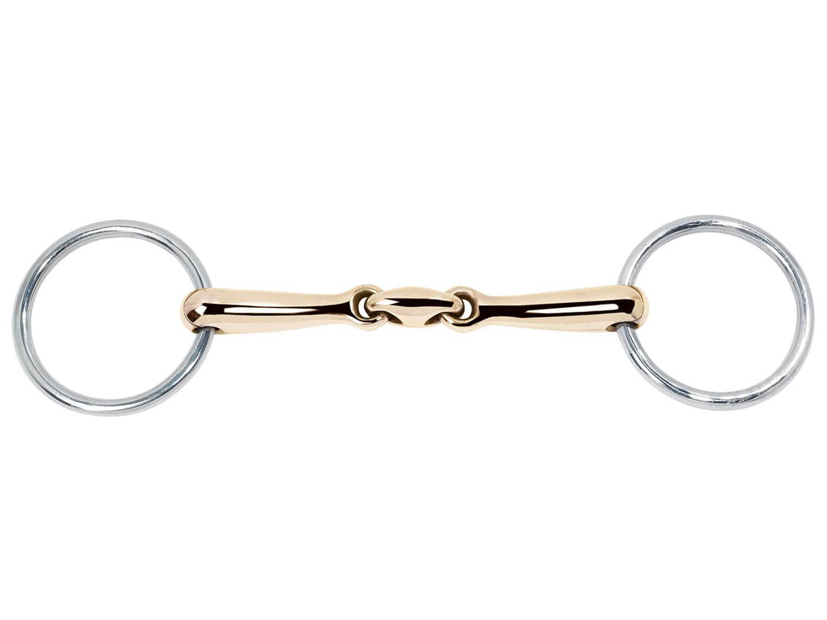 Unterlegtrense Doppelt Gebrochen KAUGAN® 14 mm Gebiss