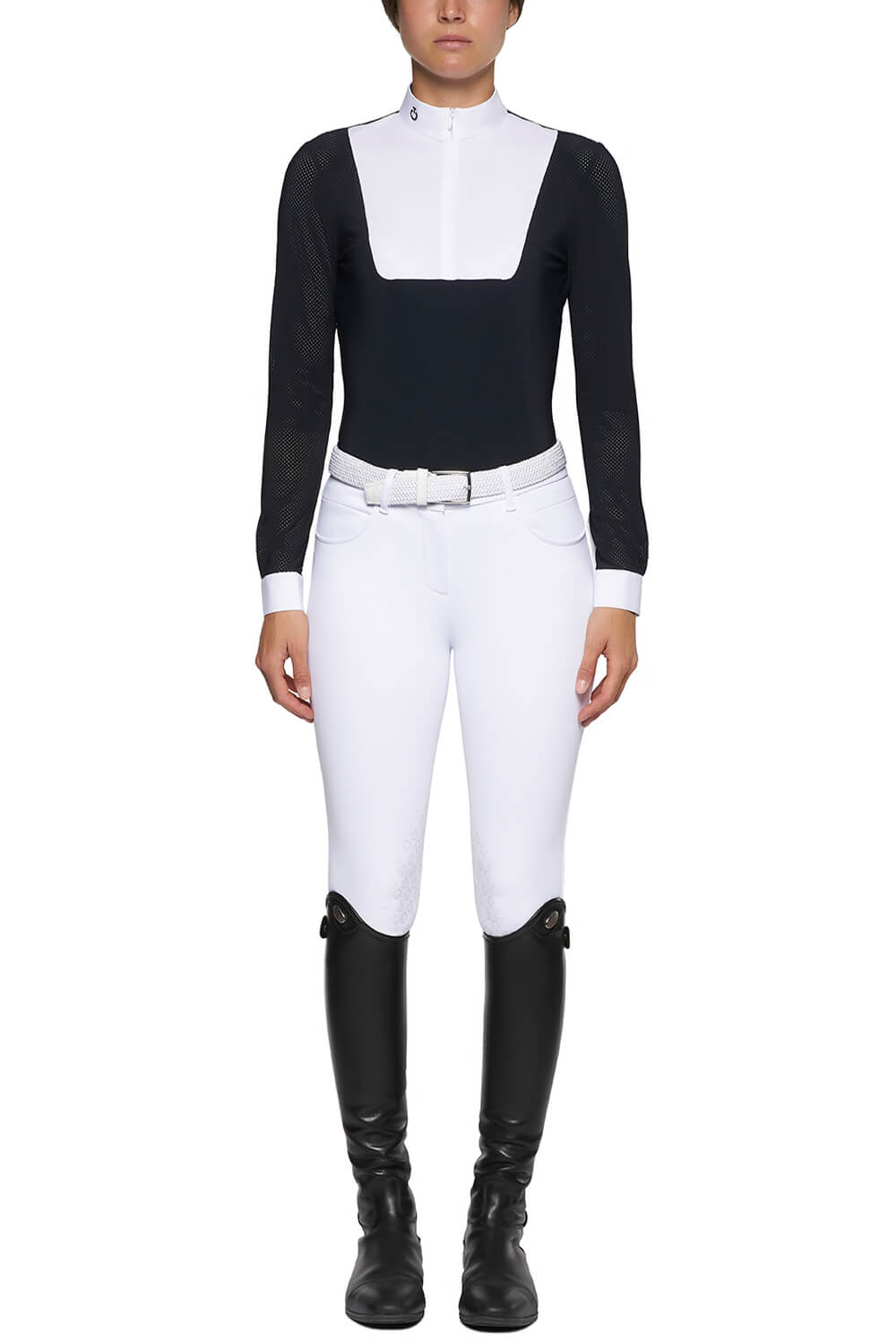 Damen Turniershirt Perforated Mix Longsleeve Zip SS21