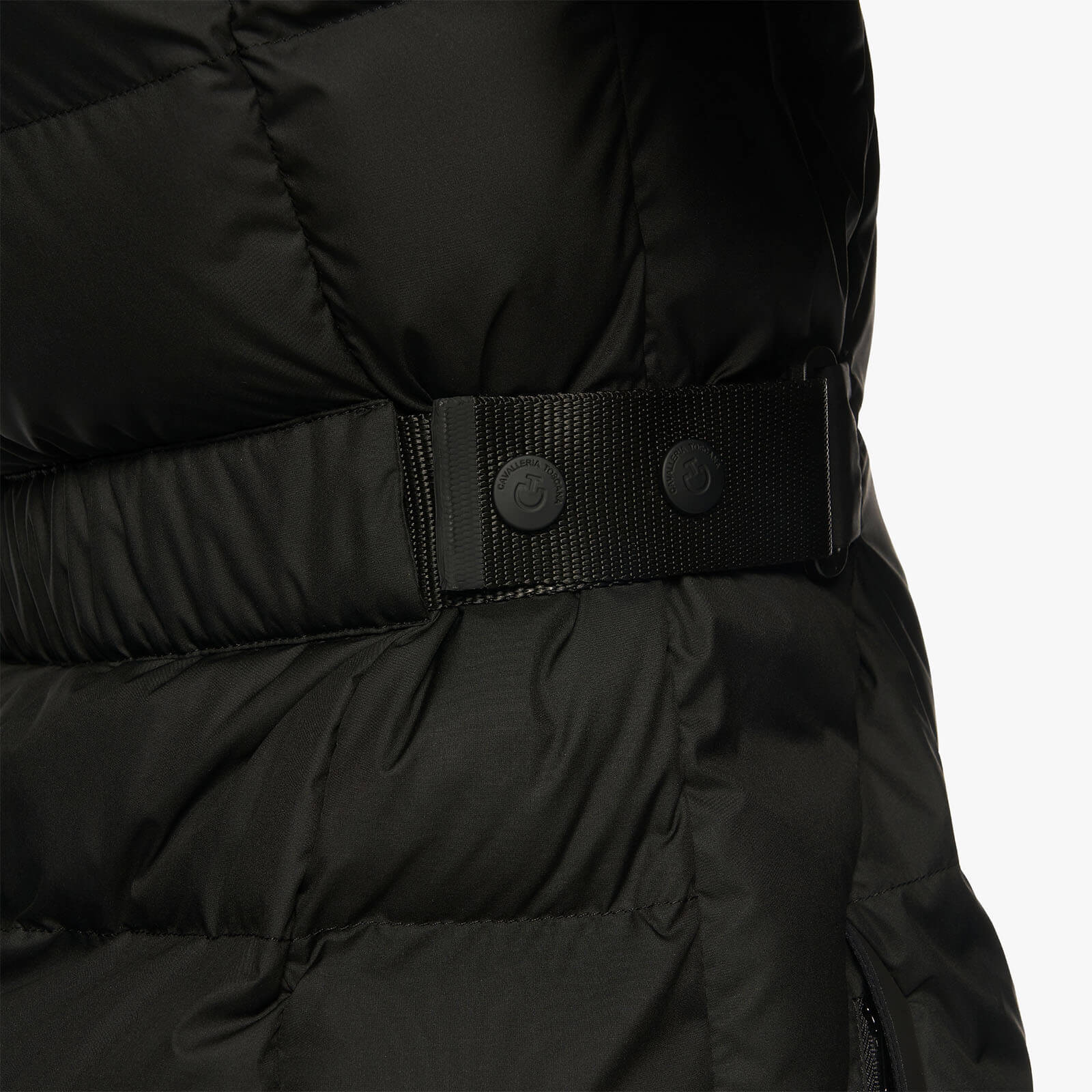 Jacke Damen Belted Quilted Nylon Hooded Coat HW 2022 Steppjacke
