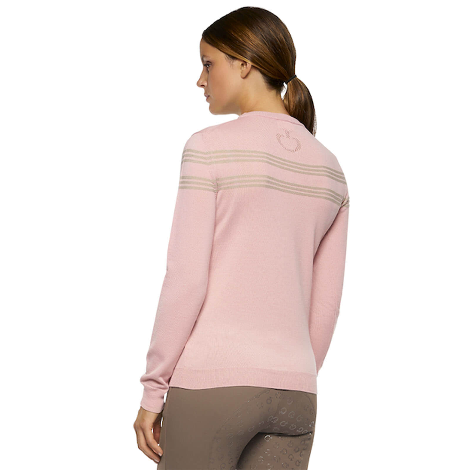 Strickpullover Damen Merinos Blend Crew Neck Striped FS 2022