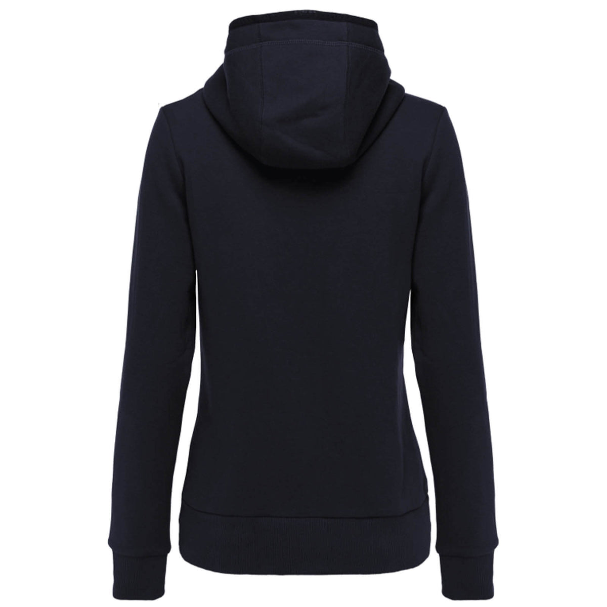 Kapuzenpullover Damen Tiara, Schwarz, Produkt allein auf weißem Hintergrund.