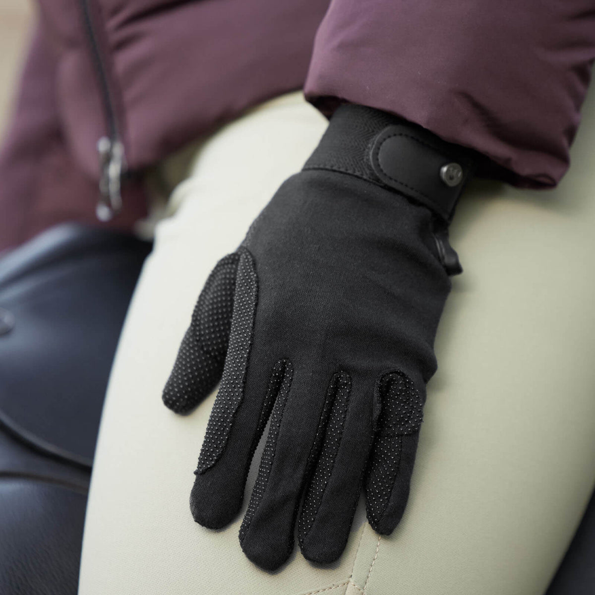 Reithandschuh Picot Winterhandschuh