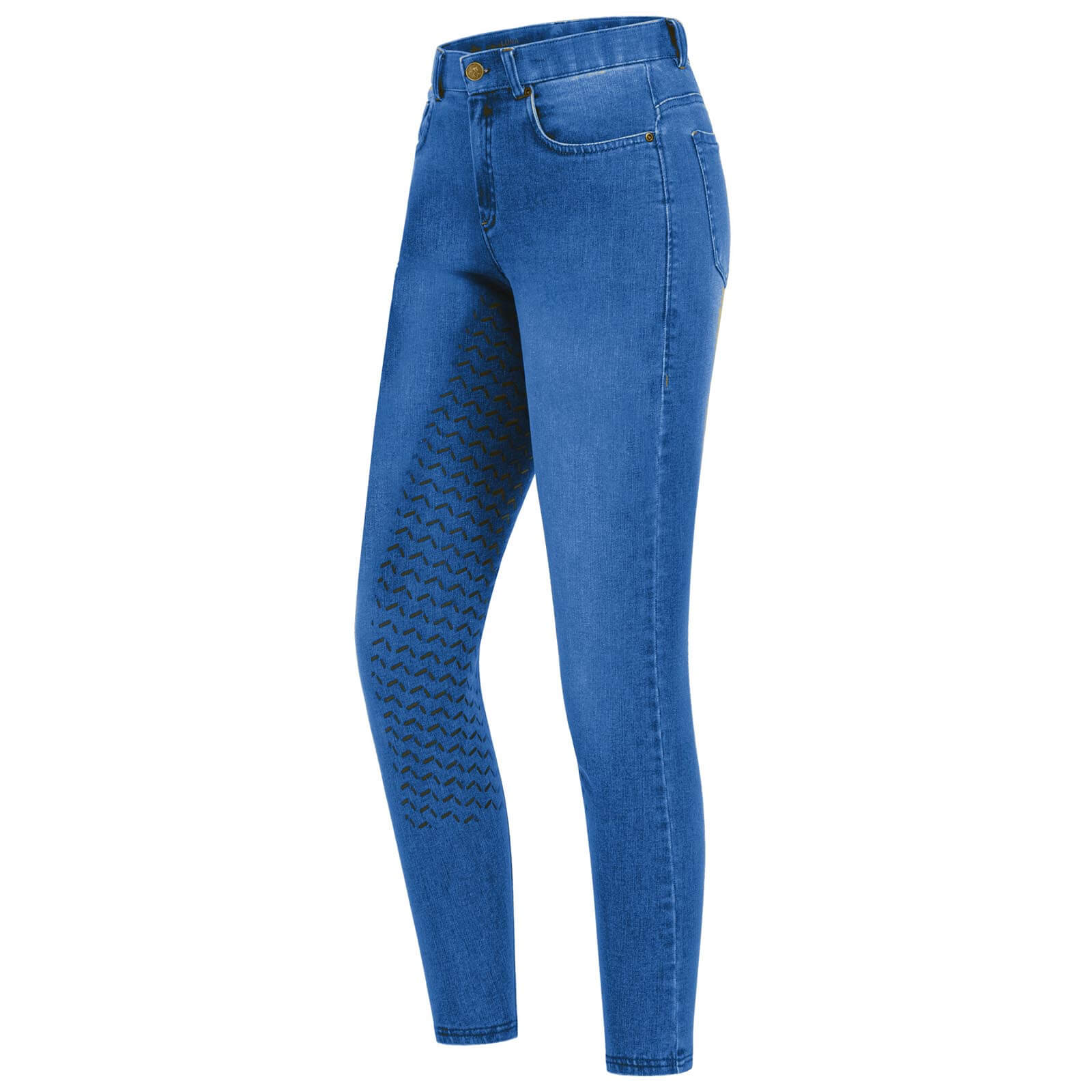 Reithose Damen Full-Grip Jeans Luna Jeansreithose