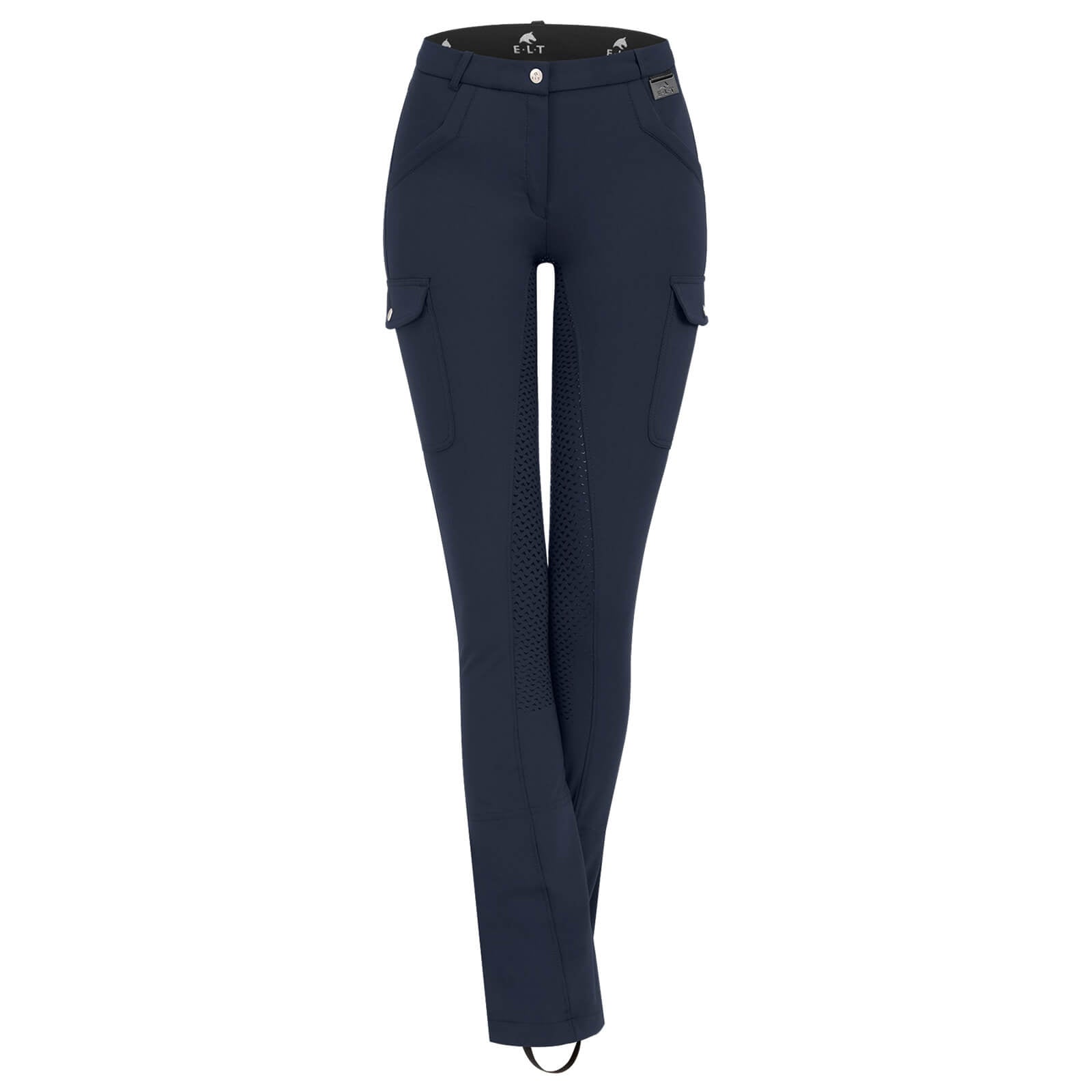 Reithose Damen Full-Grip Micro Jodhpur Cargo Silikon