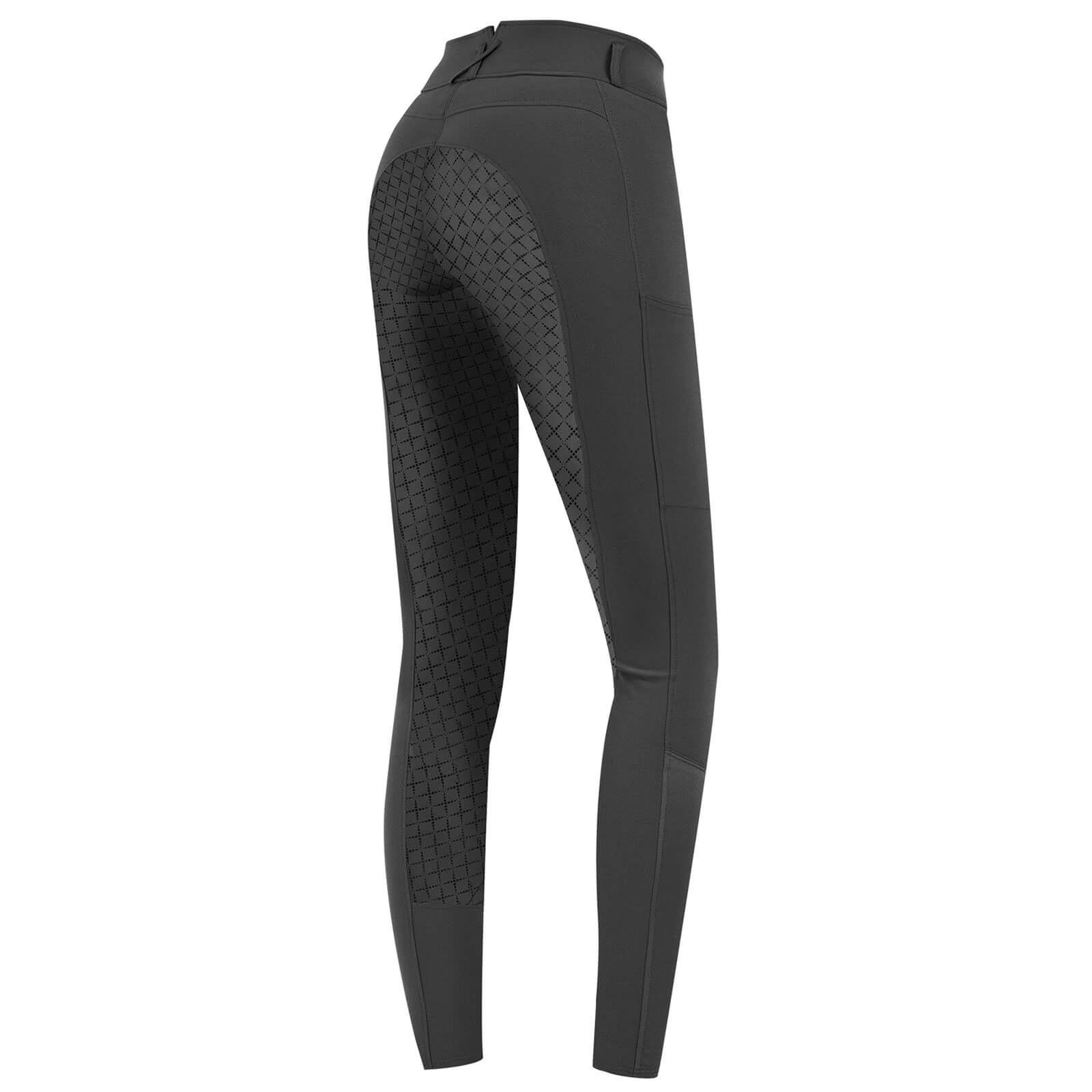 Reithose Damen Full-Grip Micro Sport Silikon High Waist