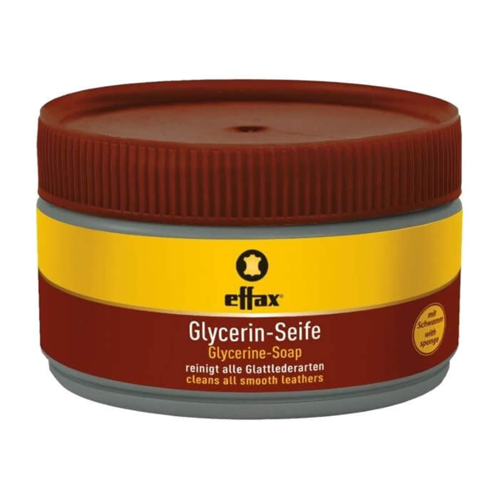 Glycerin-Seife mit Schwamm