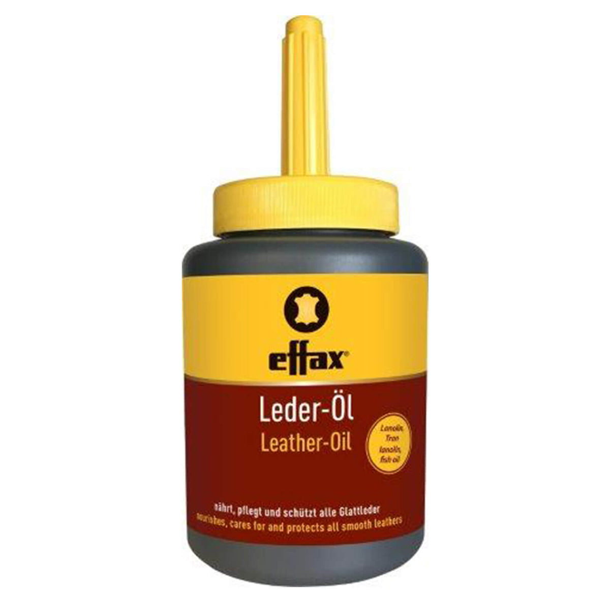 Leder-Öl mit Pinsel