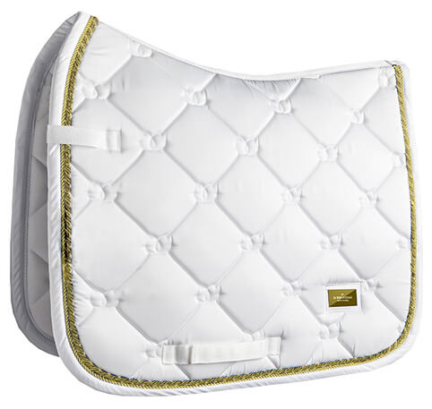 Dressurschabracke White Perfection Gold