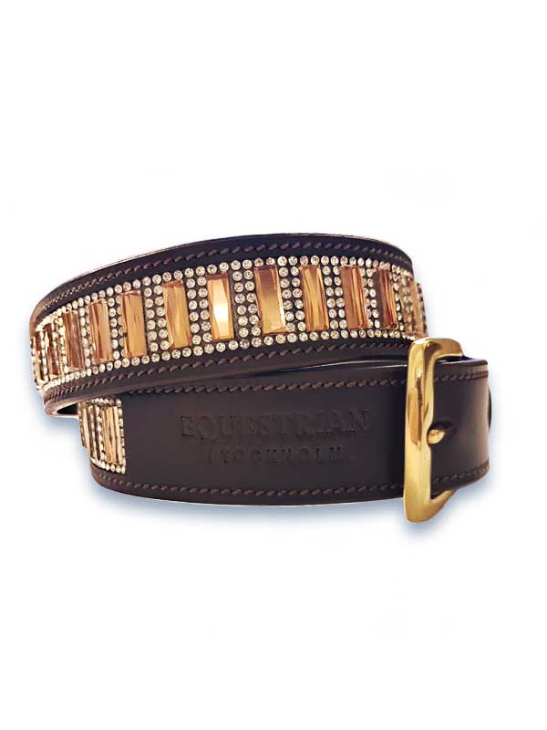 Gürtel Winner Brown Ledergürtel, Brown, Produkt allein auf weißem Hintergrund.
